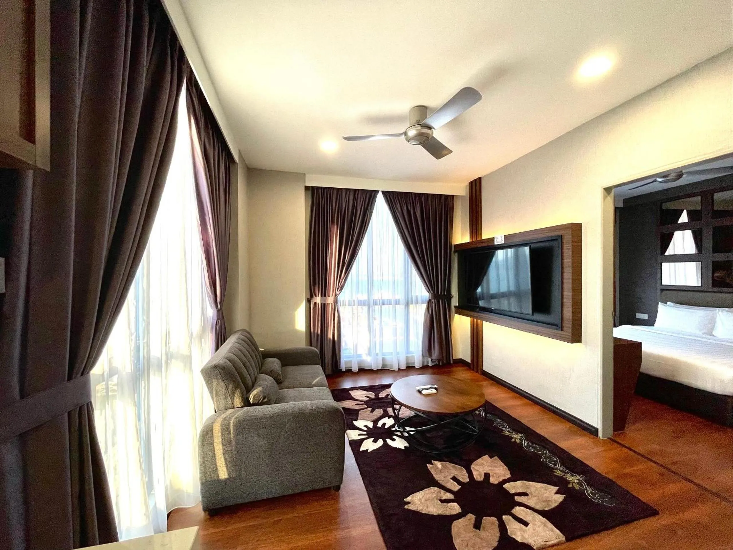 Bed in Grace Hotel Semporna