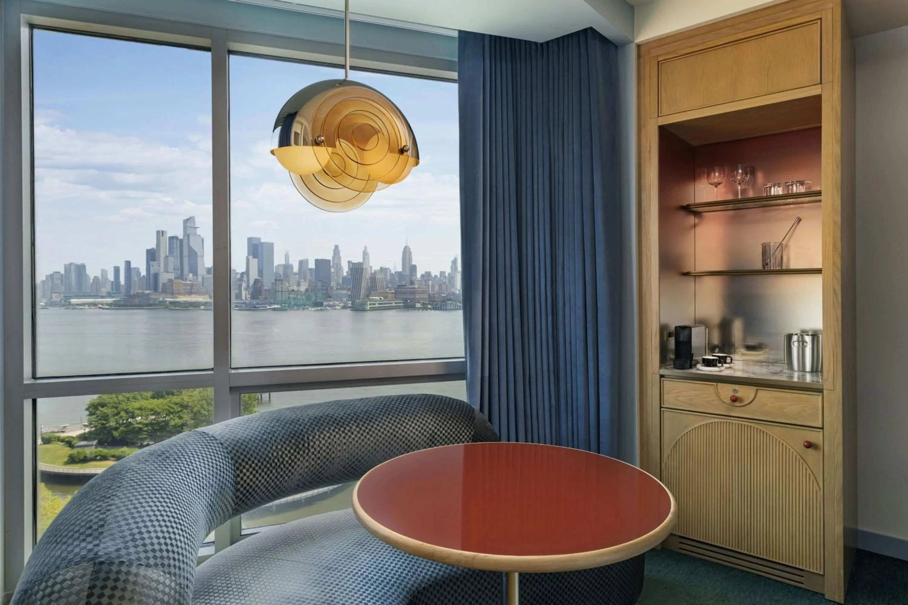 Living room in W Hoboken