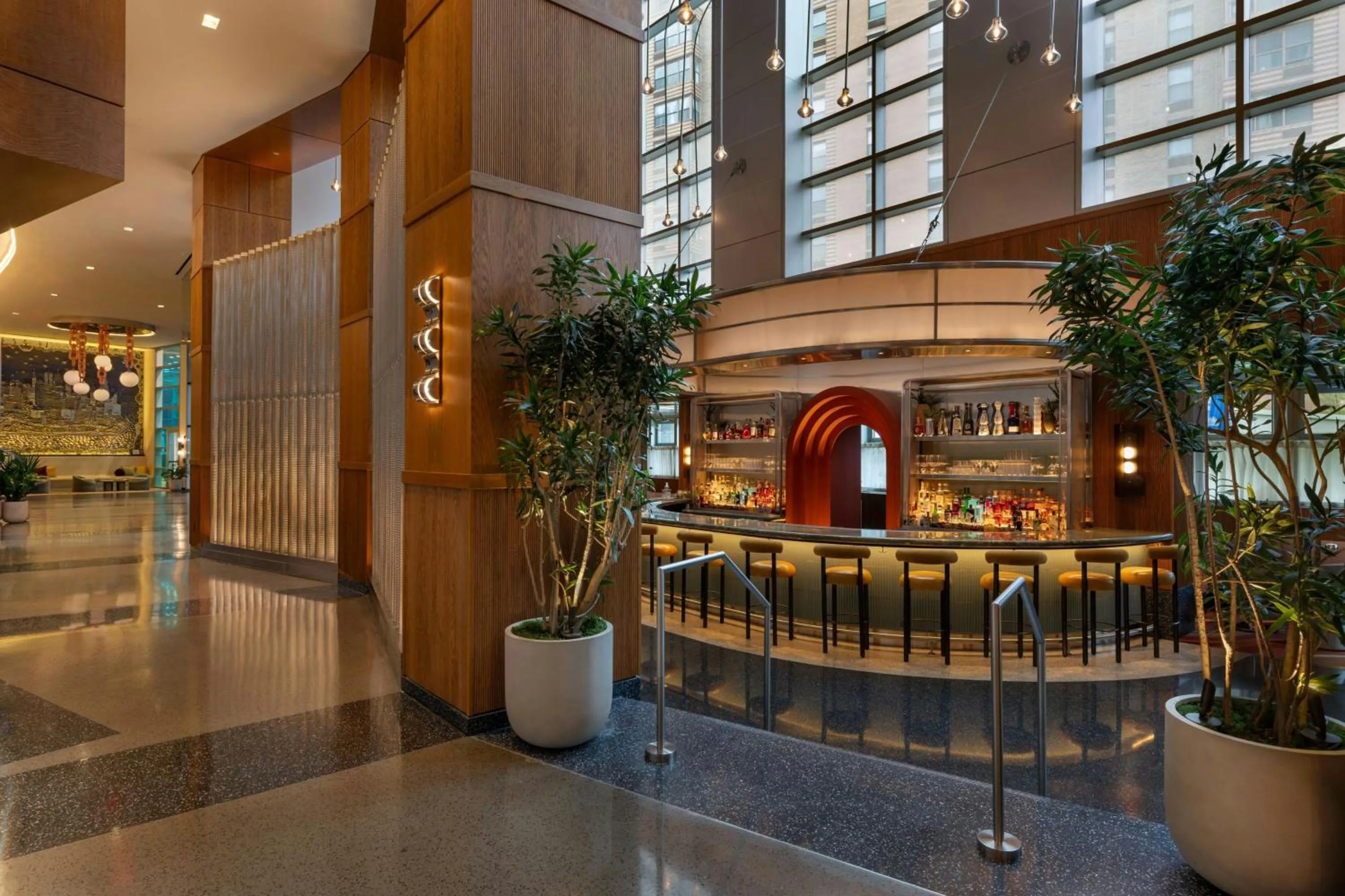 Living room in W Hoboken