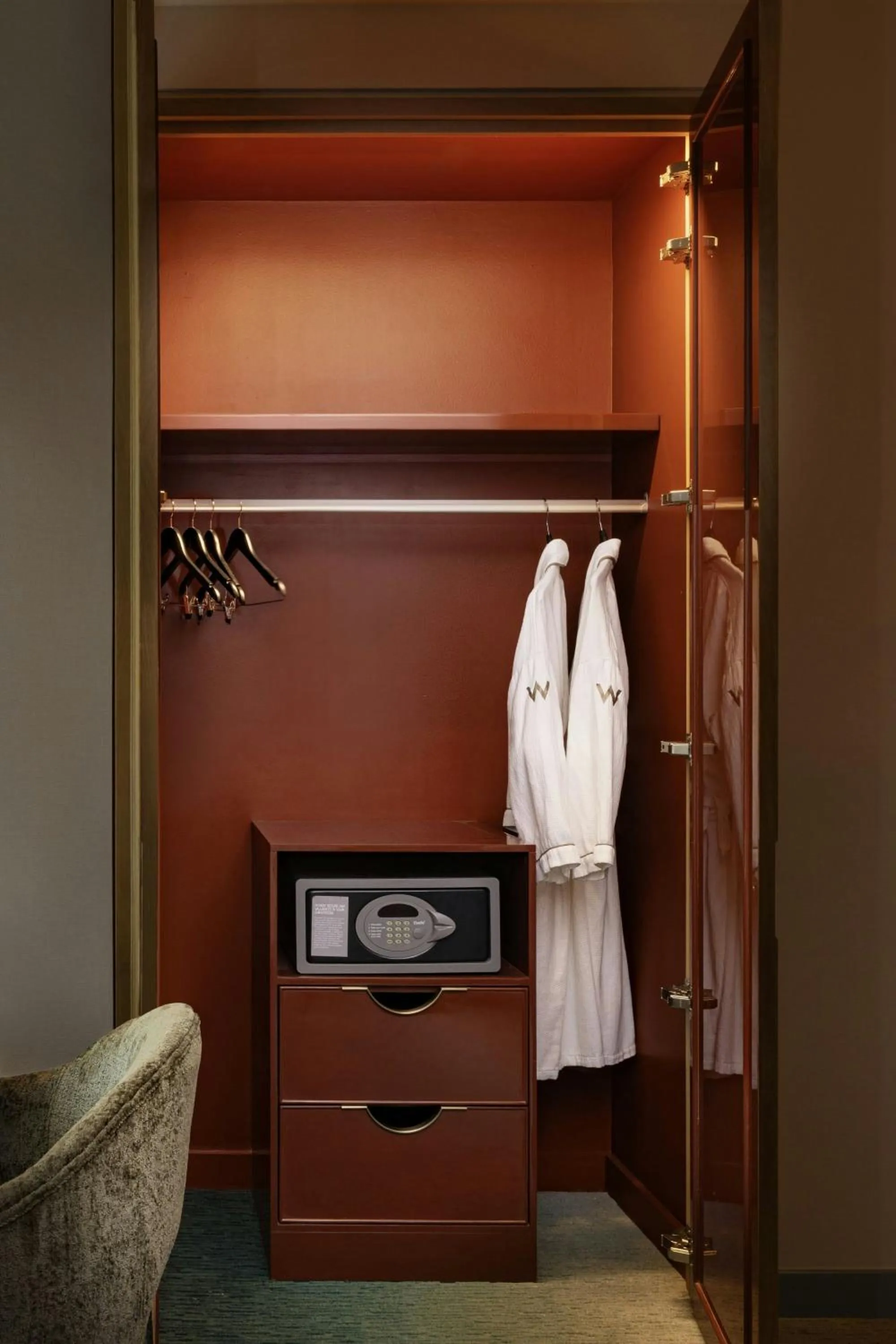 Living room in W Hoboken