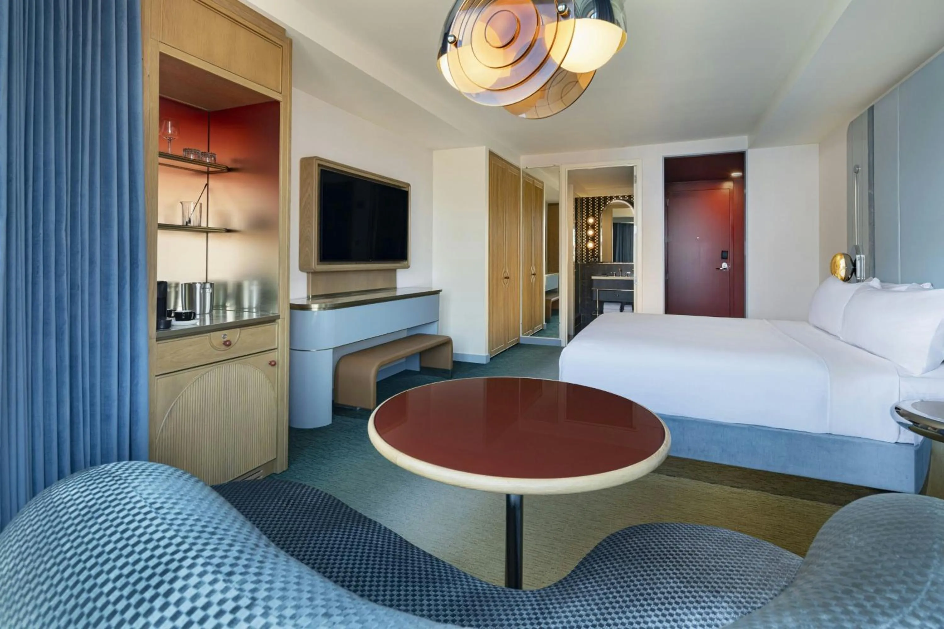 Bedroom, Bed in W Hoboken