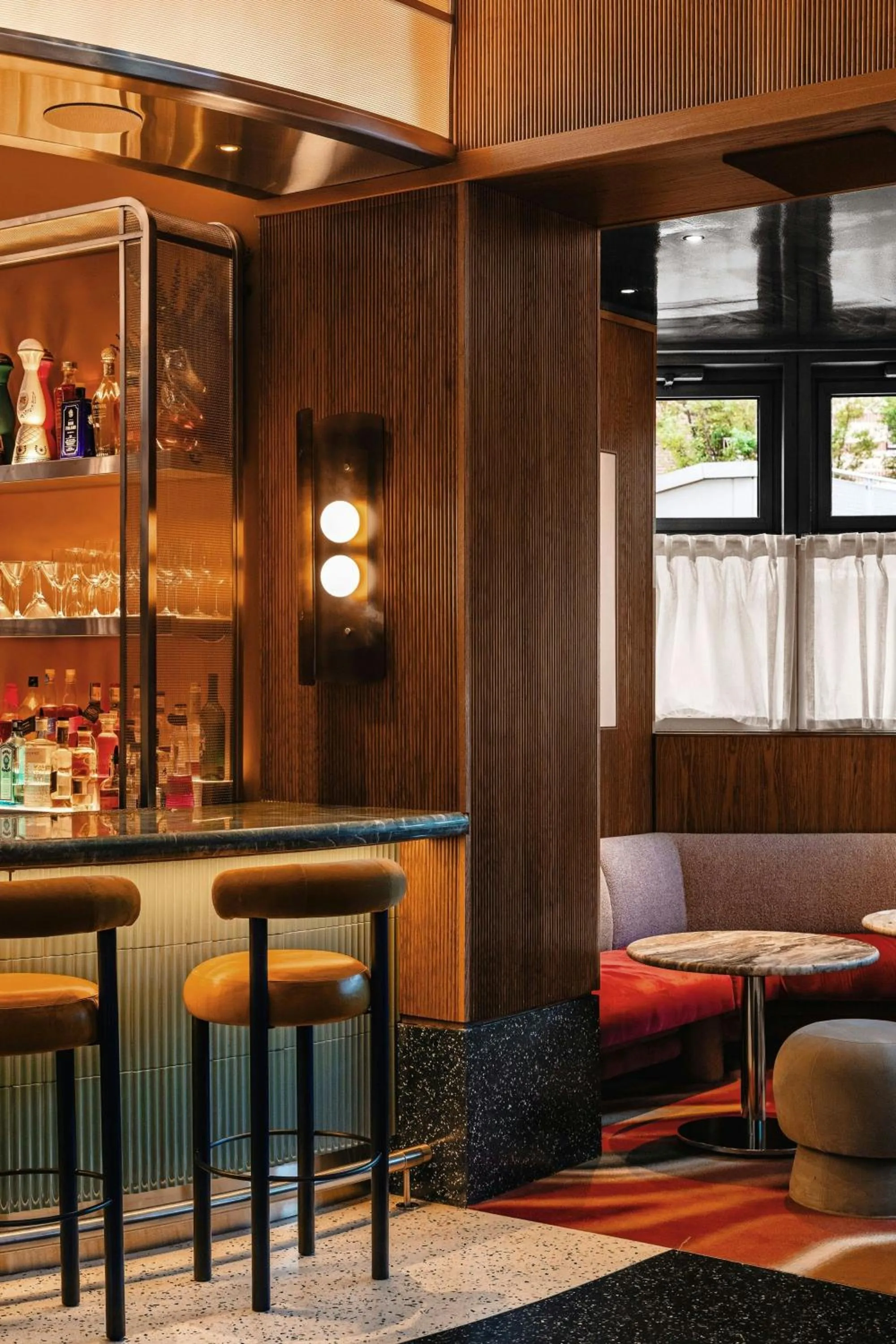 Living room in W Hoboken