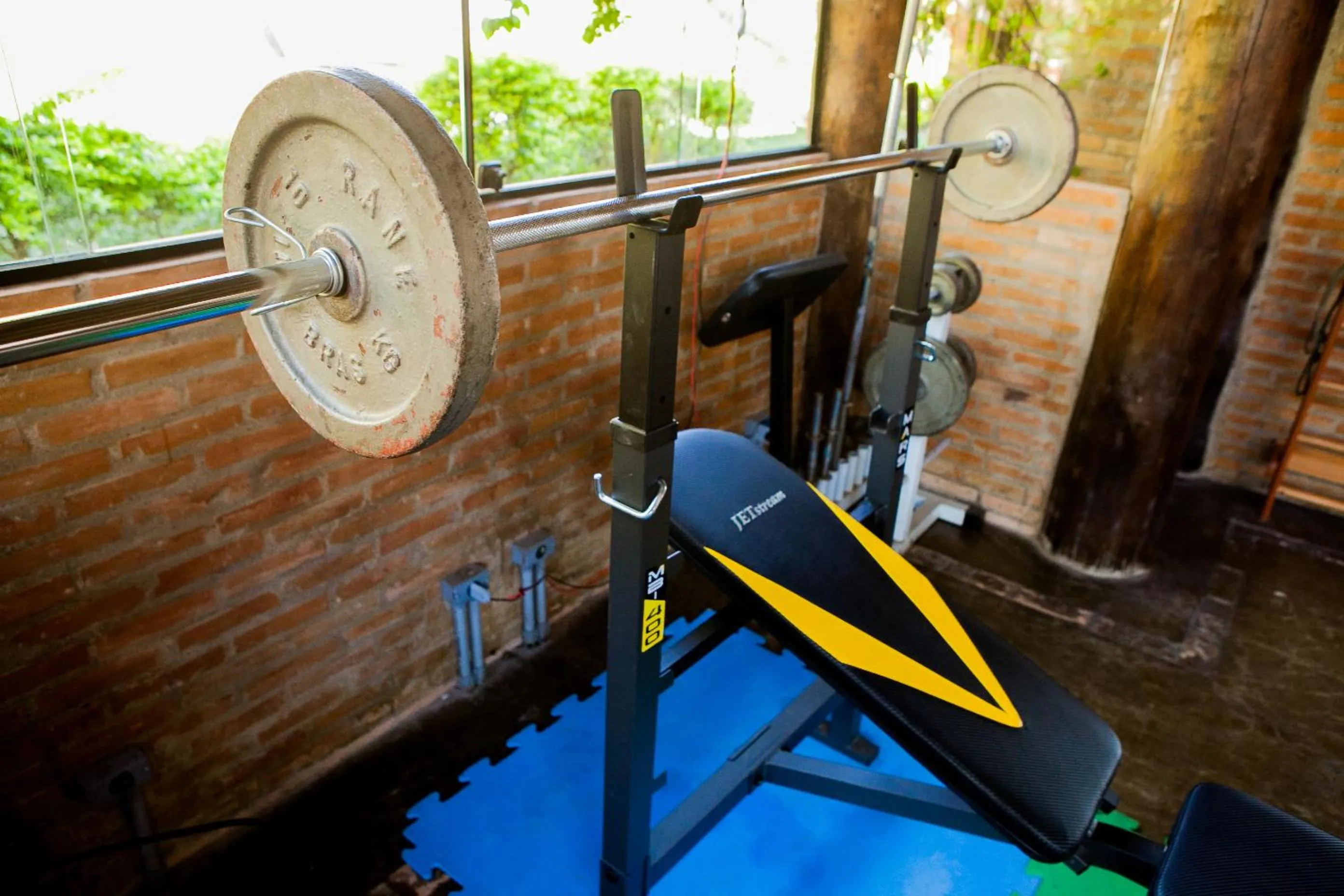 Fitness centre/facilities in Hotel Porto dos Milagres