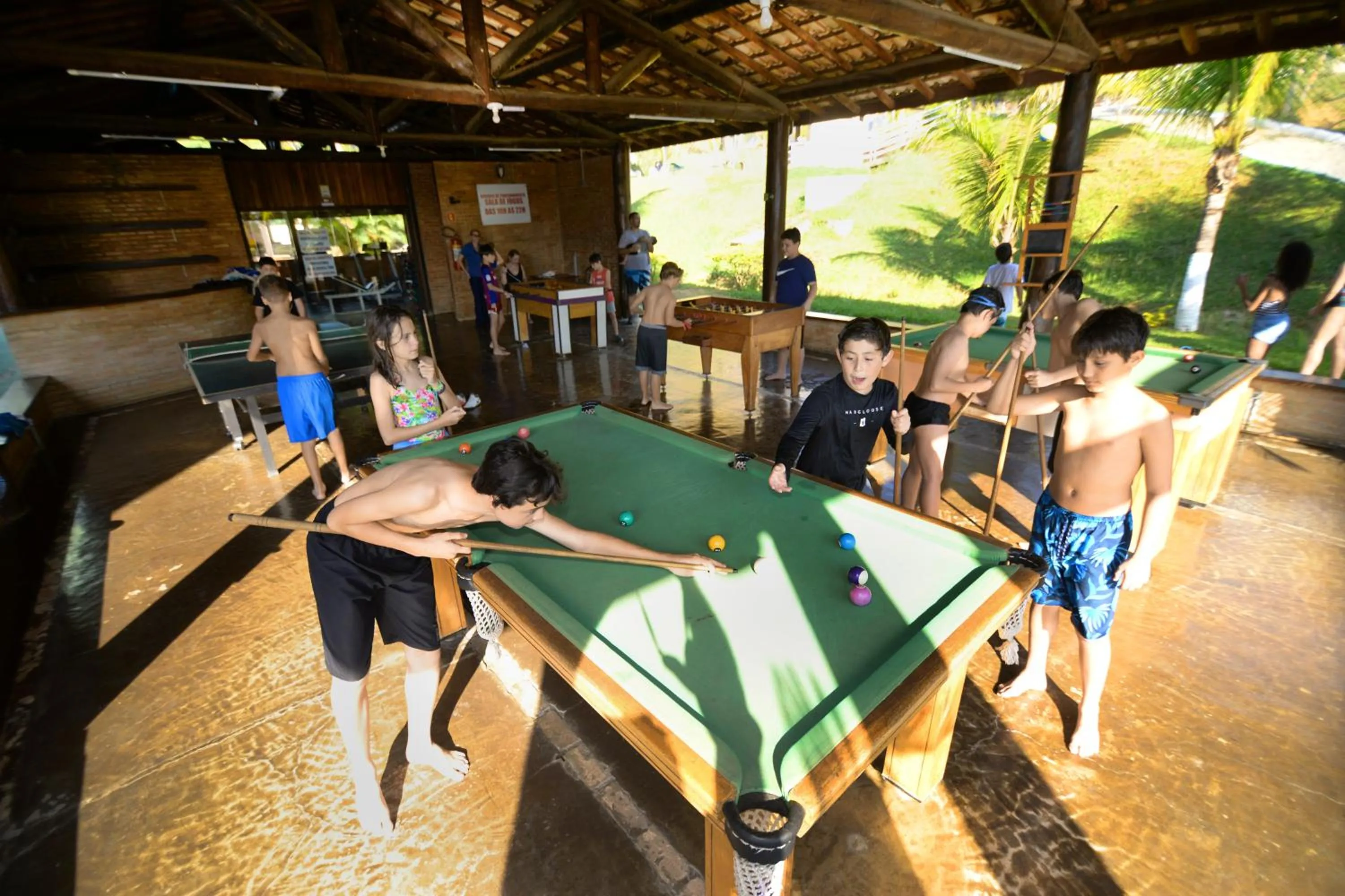 Game Room in Hotel Porto dos Milagres