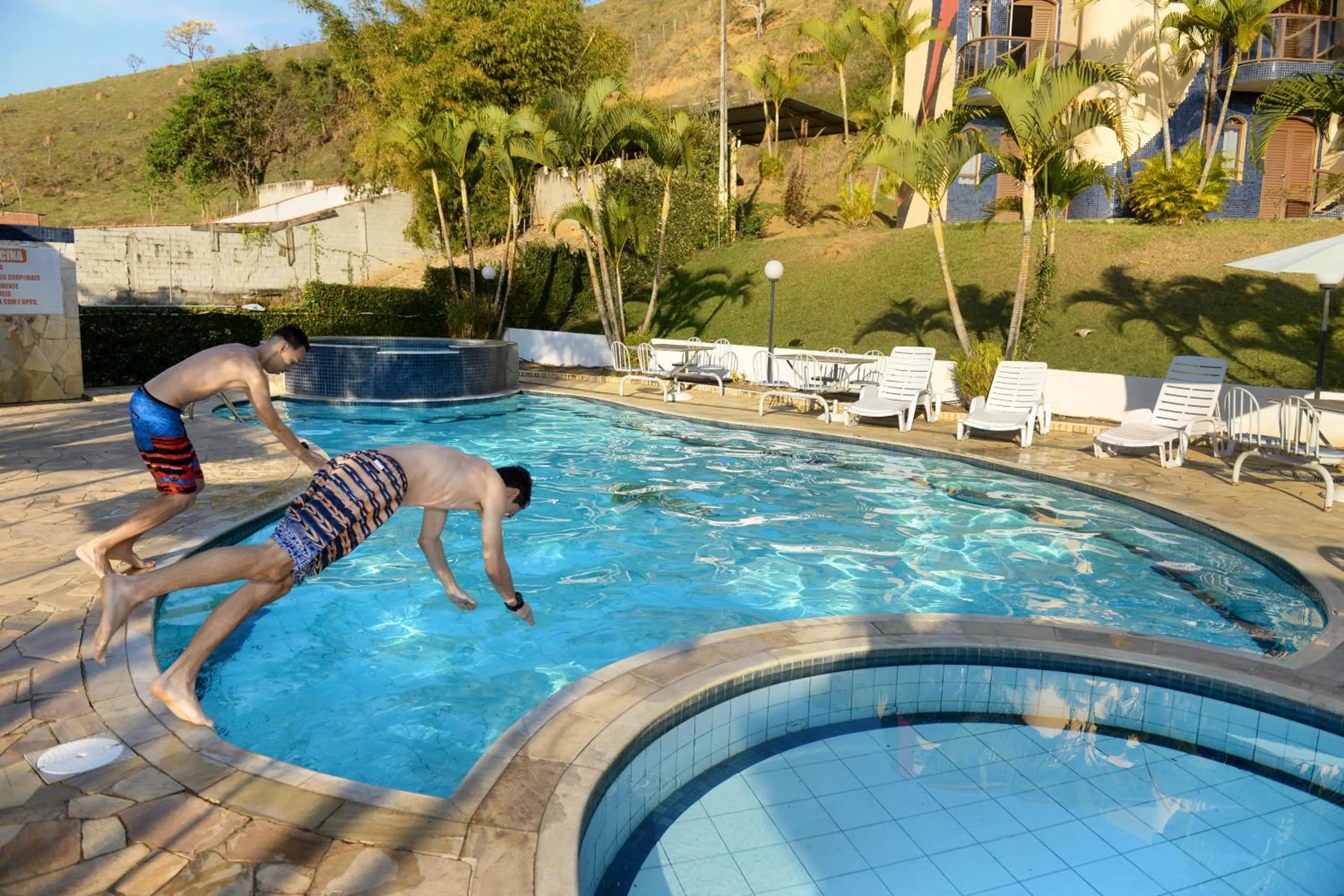 Pool view in Hotel Porto dos Milagres
