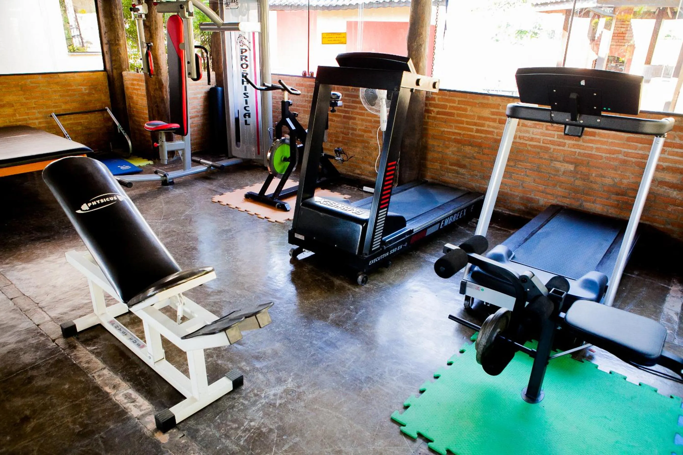 Fitness centre/facilities in Hotel Porto dos Milagres