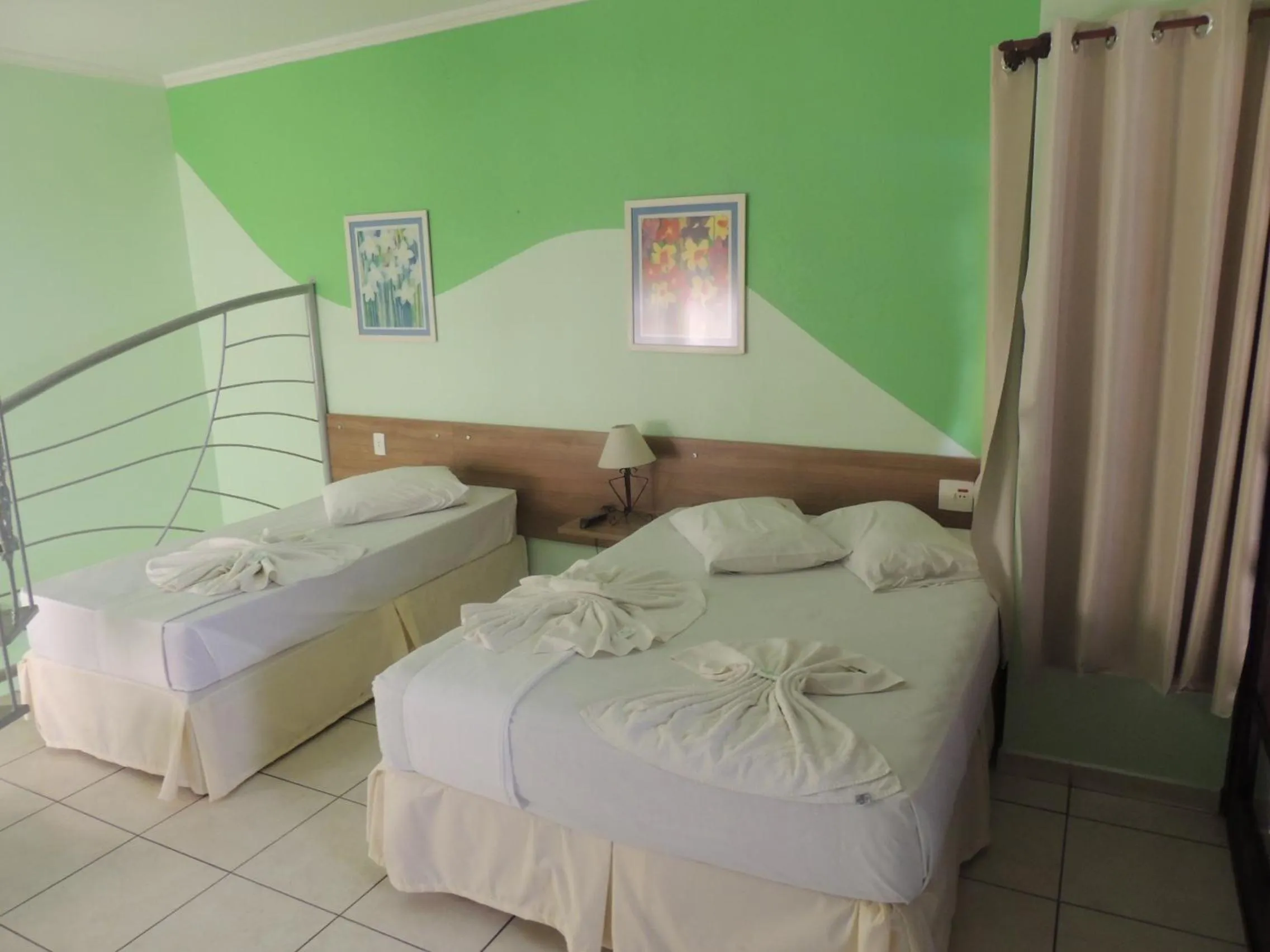 Bed in Hotel Porto dos Milagres