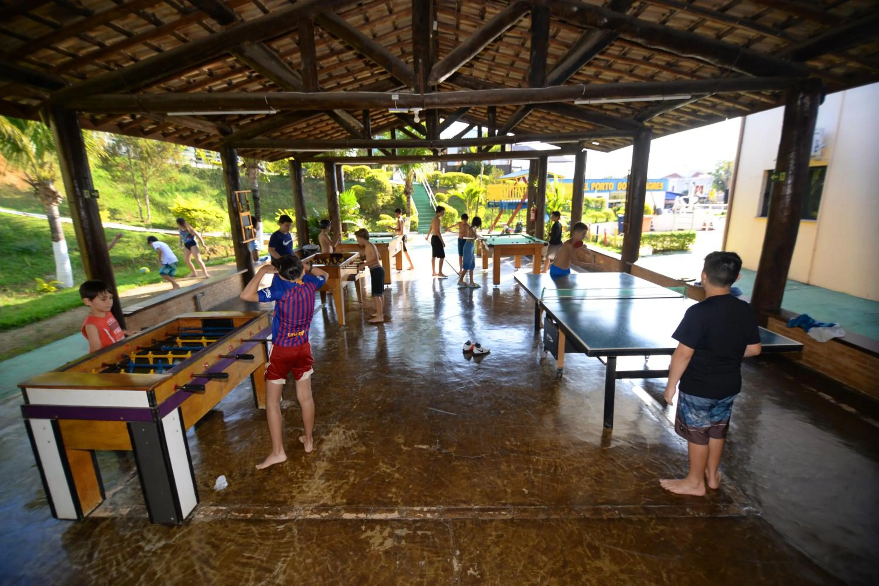 Game Room in Hotel Porto dos Milagres