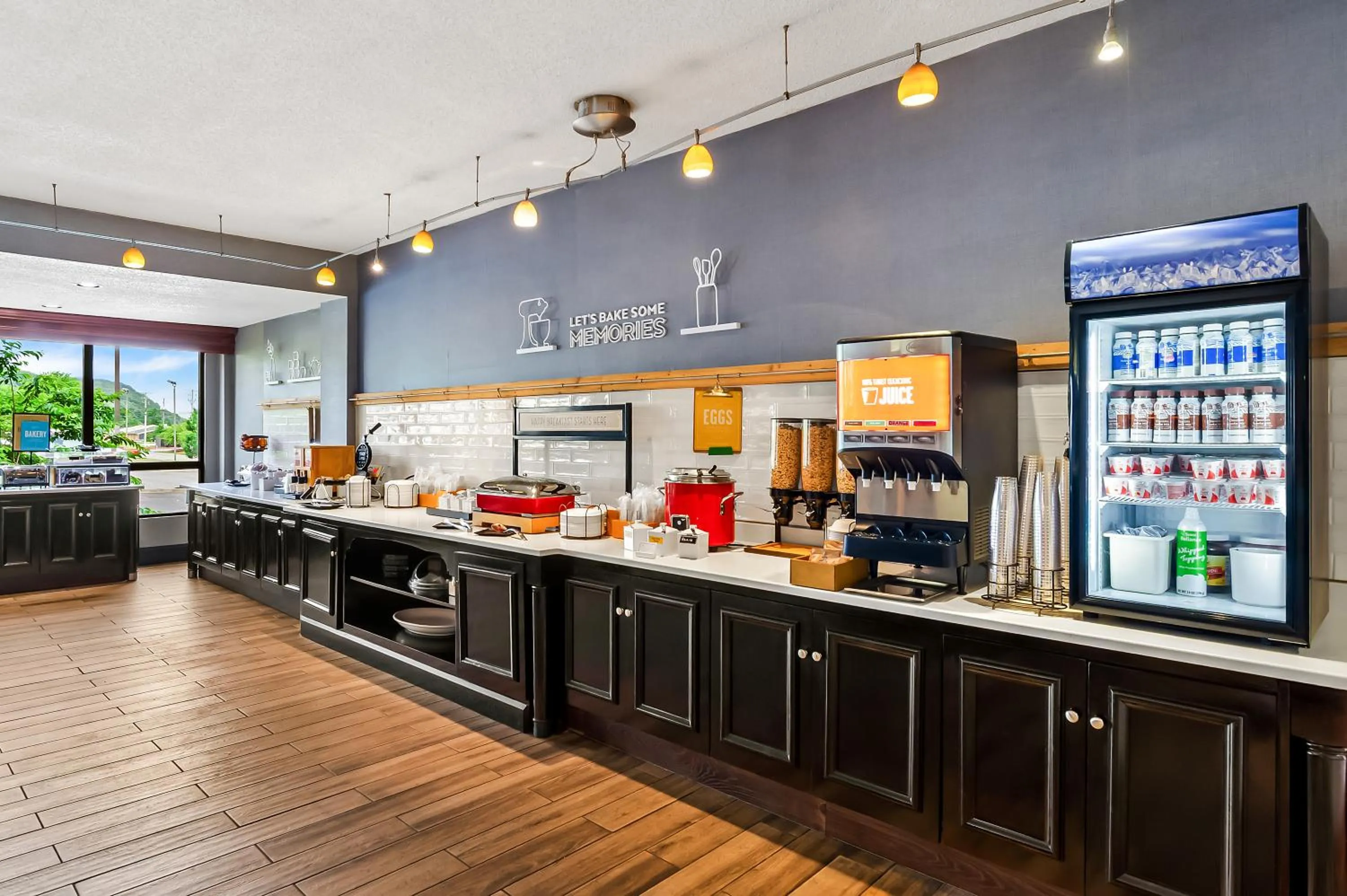 Breakfast in Hampton Inn Princeton