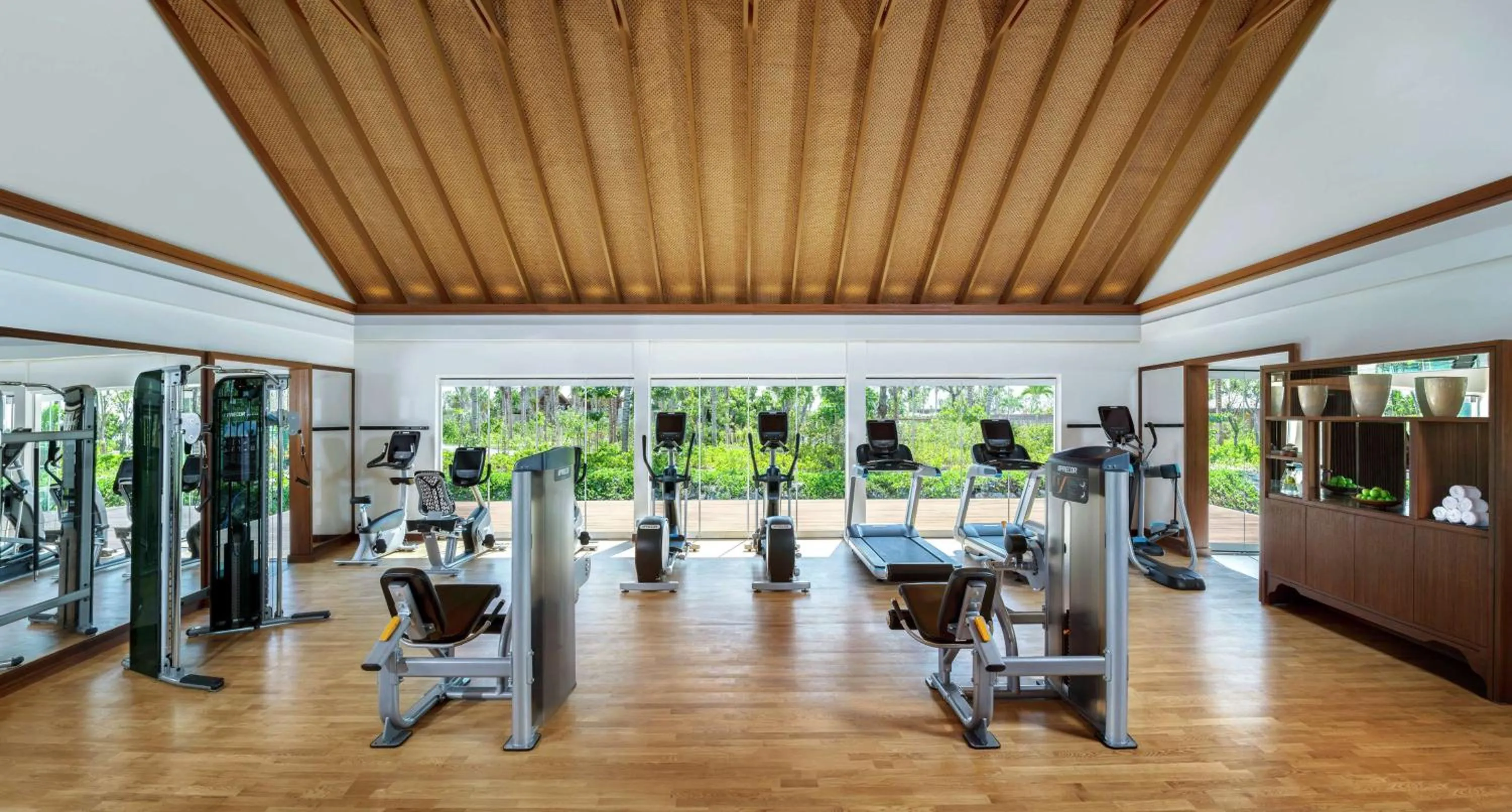 Fitness centre/facilities in Waldorf Astoria Maldives Ithaafushi