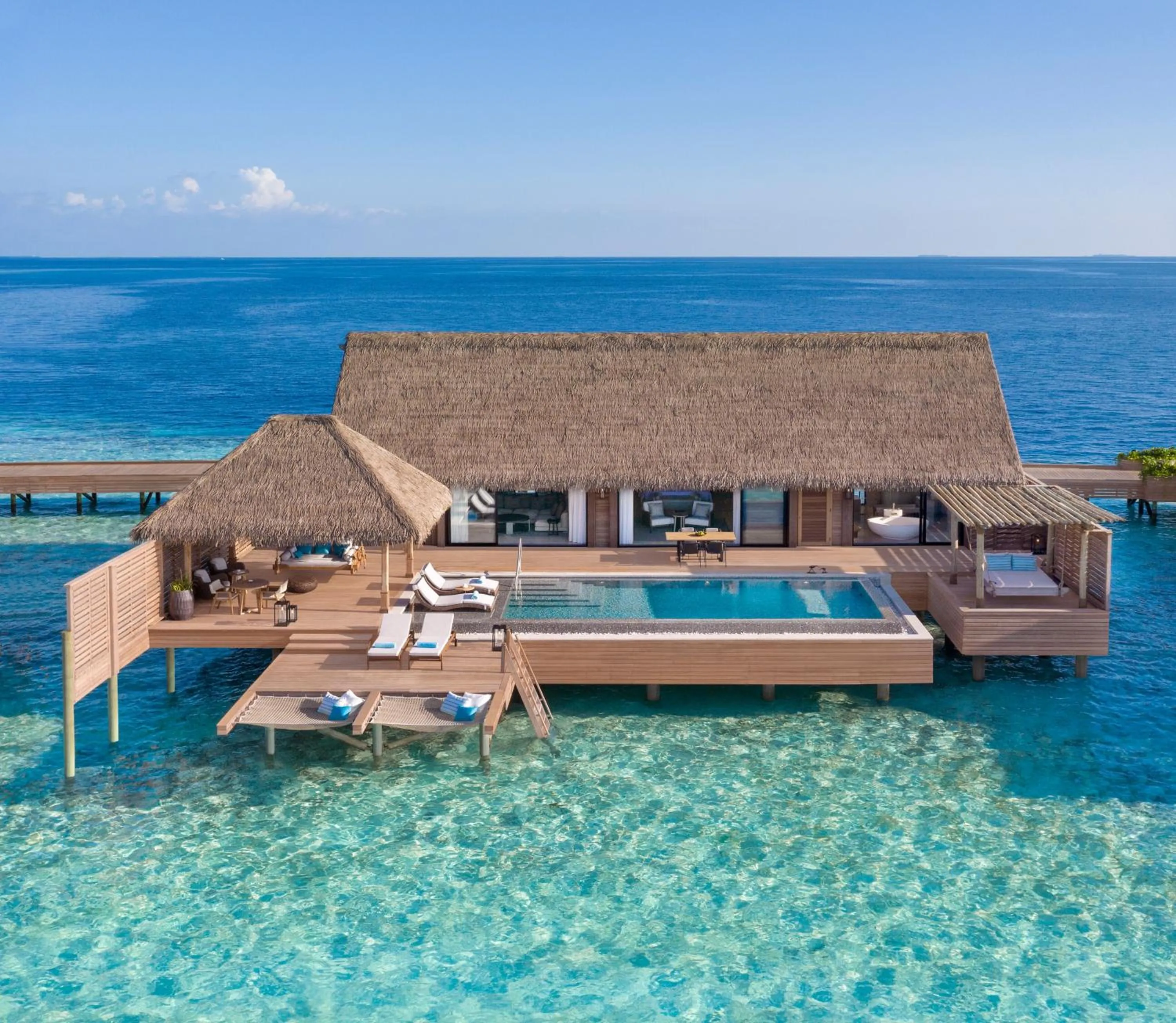Natural landscape in Waldorf Astoria Maldives Ithaafushi
