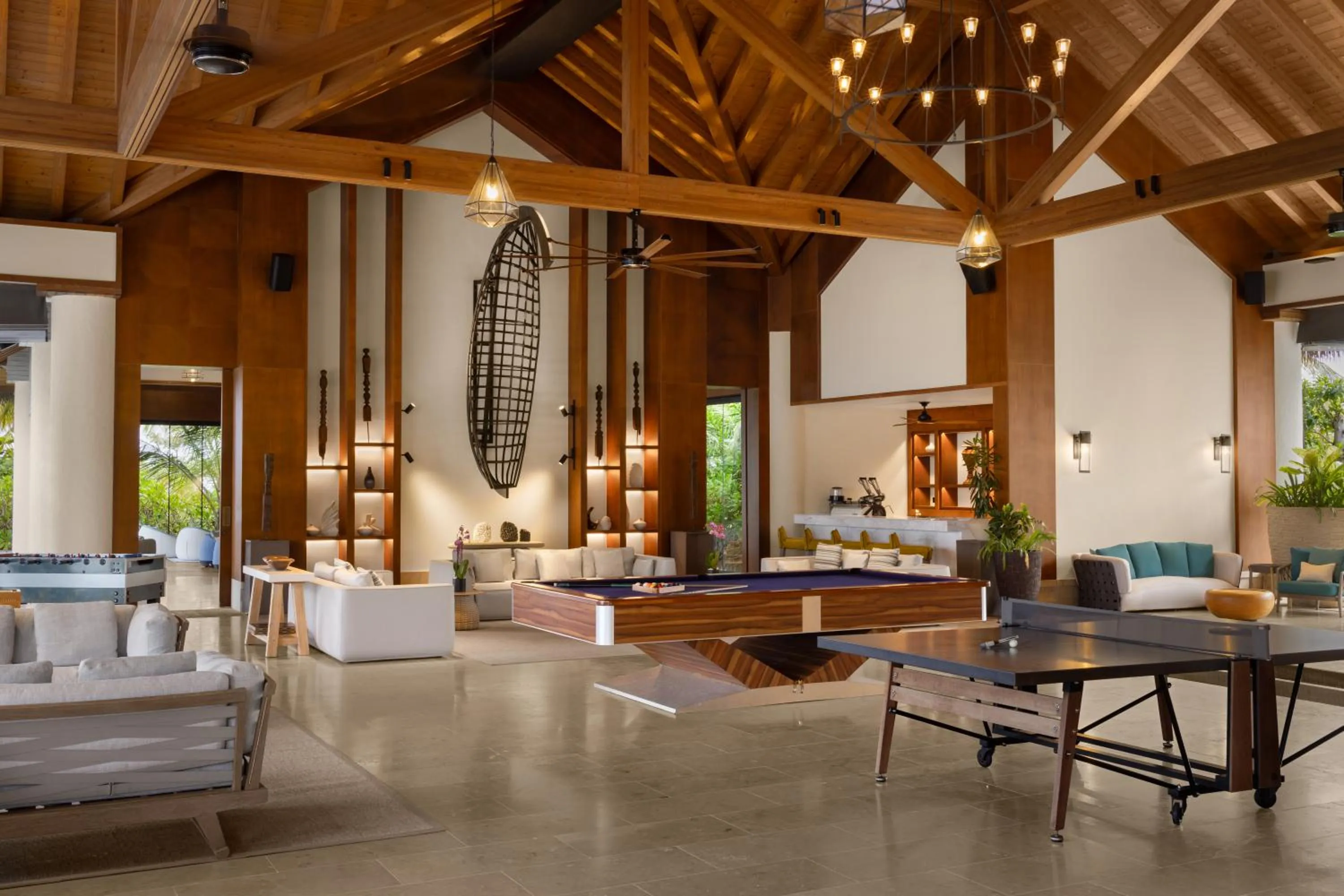 Living room in Waldorf Astoria Maldives Ithaafushi