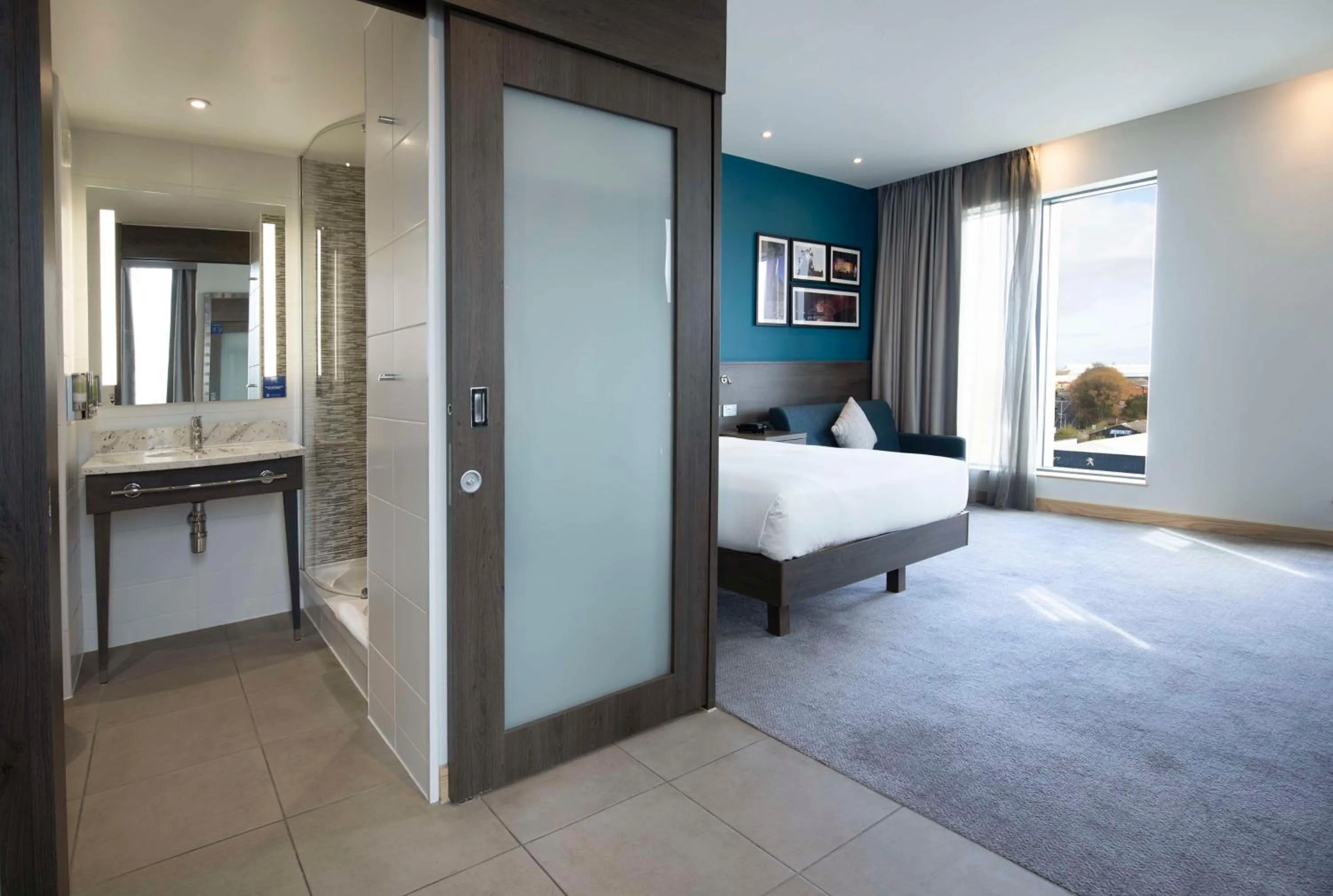 Living room, Bed in Hampton By Hilton Stockton On Tees