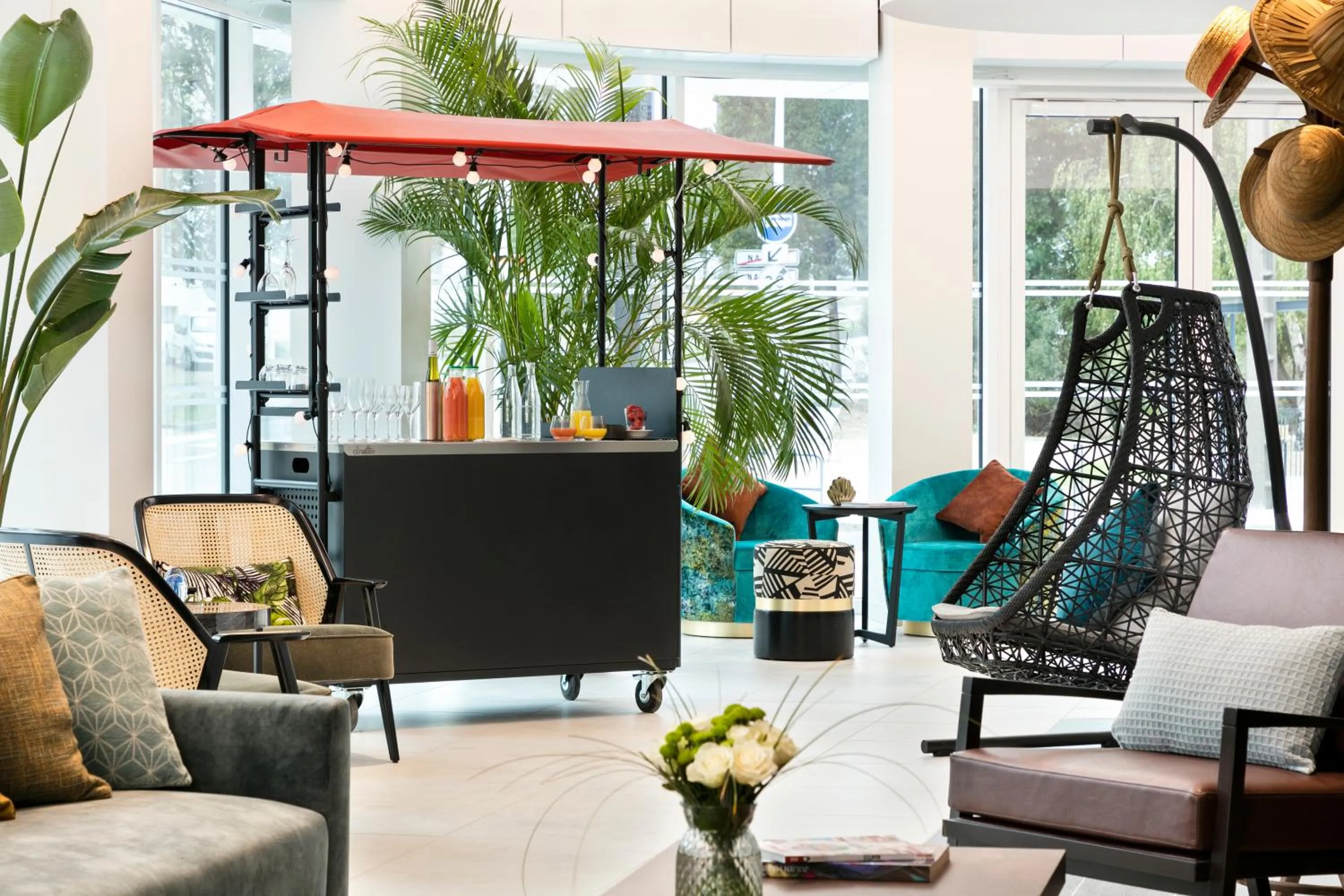 Seating area in Citadines Confluent Nantes