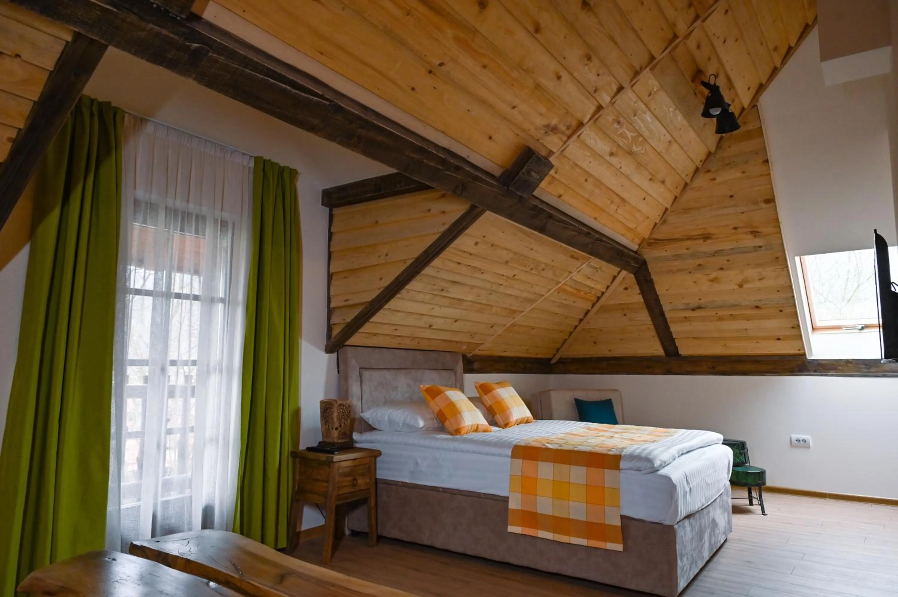 Bed in B&B Etno Village Sunčana Reka