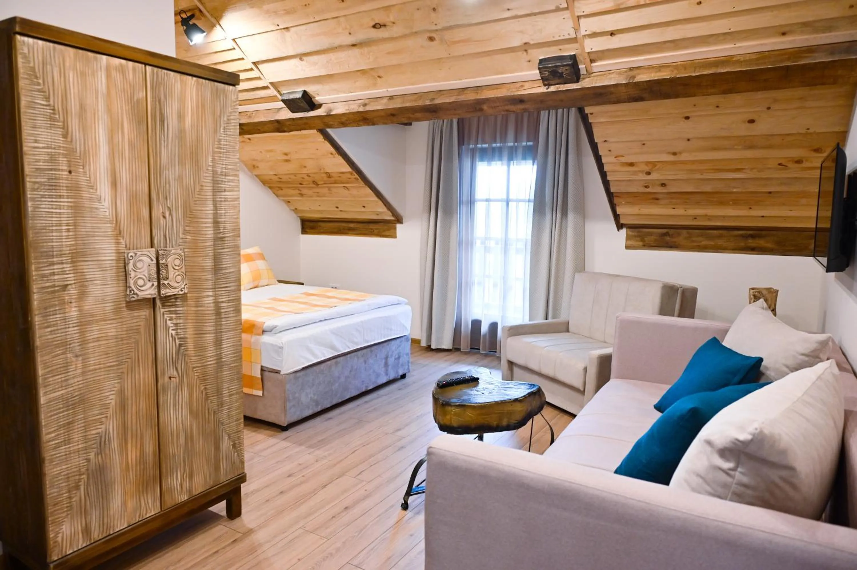 Bed in B&B Etno Village Sunčana Reka