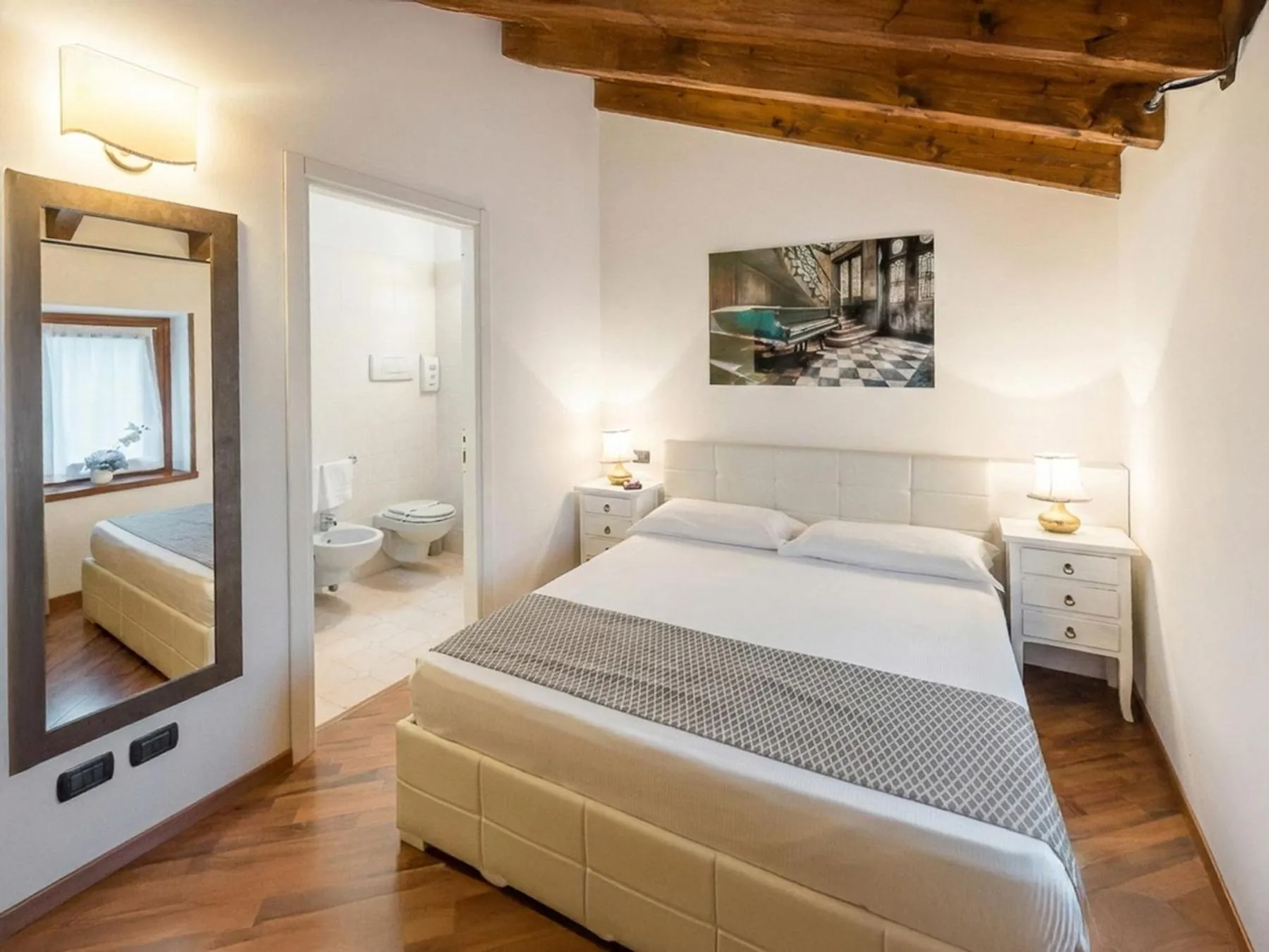 Bedroom, Bed in Hotel Villa Cariola