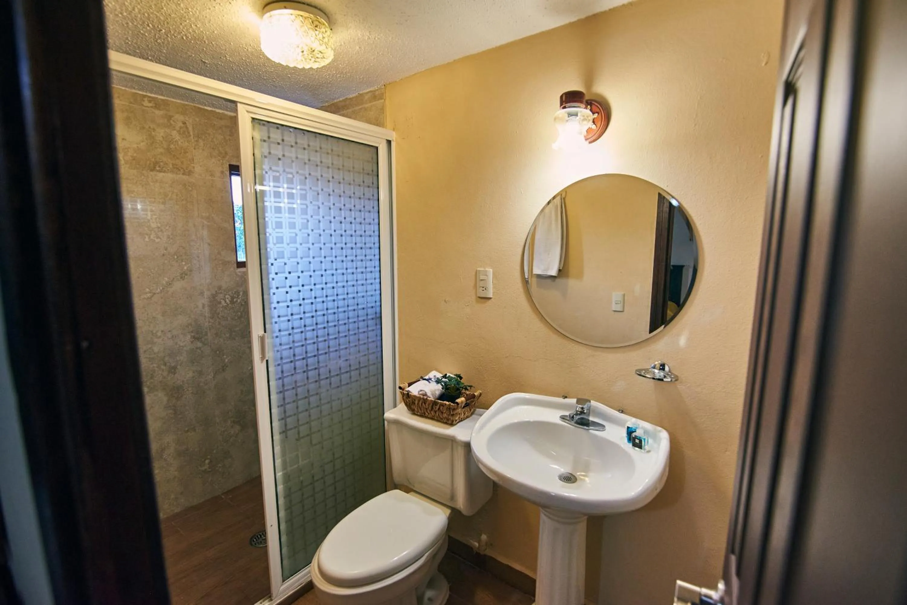 Toilet in Hotel Palacio de Moctezuma