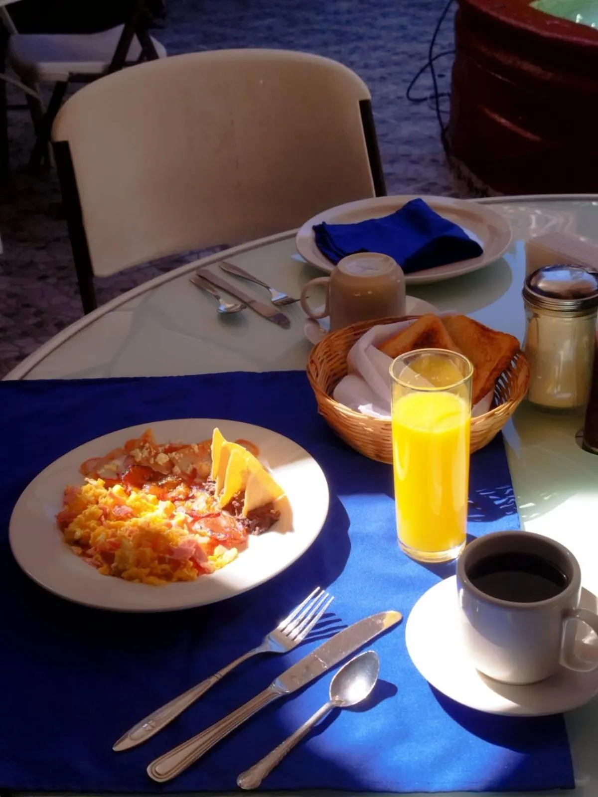 Breakfast in Hotel Palacio de Moctezuma