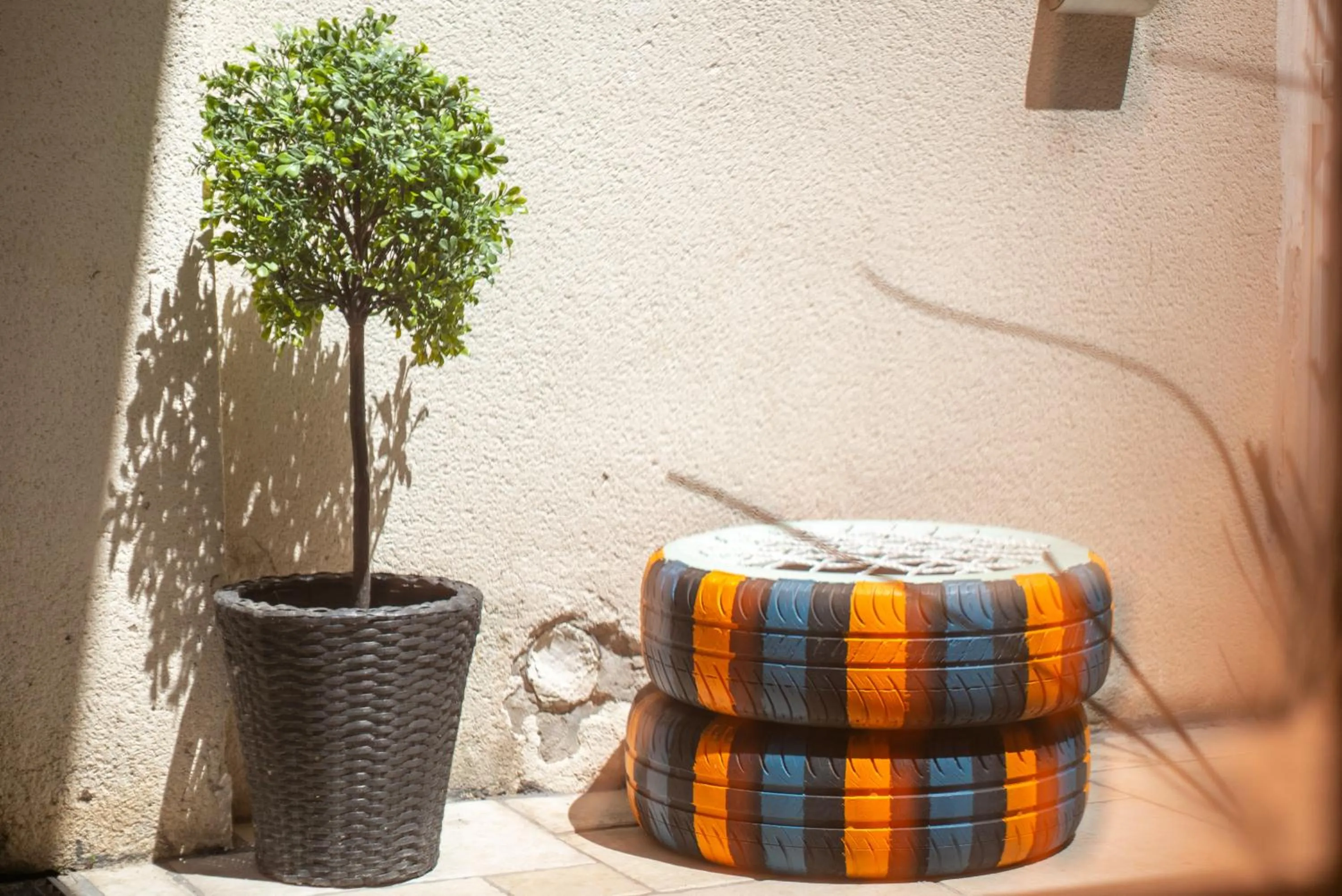 Patio in Lyo Hôtel - Centre Lyon Perrache