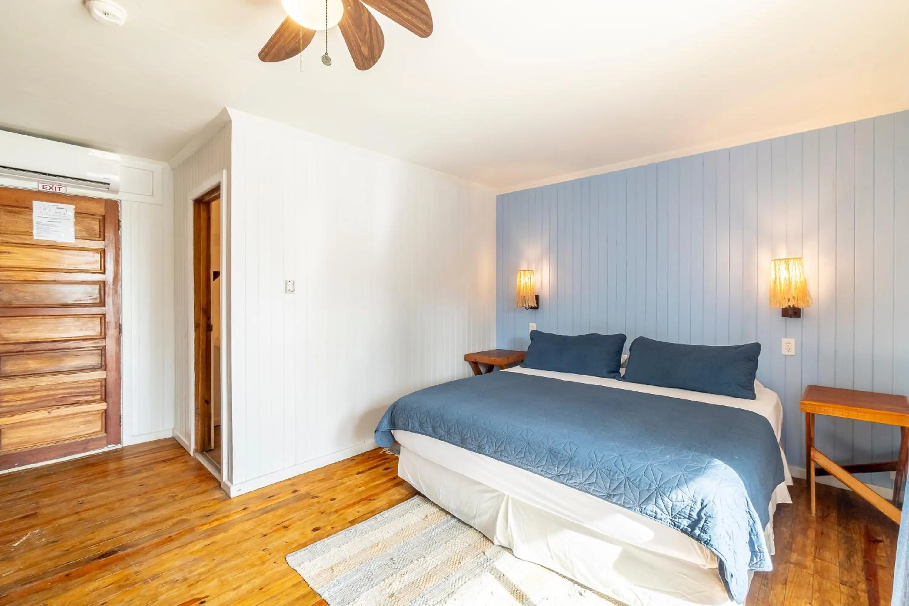 Bed in Caribbean Villas Hotel