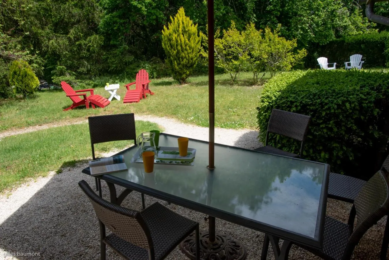 Patio in Le Petit Manoir de Vitrac
