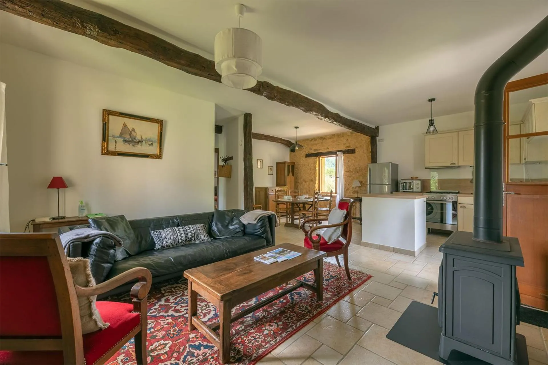 Living room in Le Petit Manoir de Vitrac