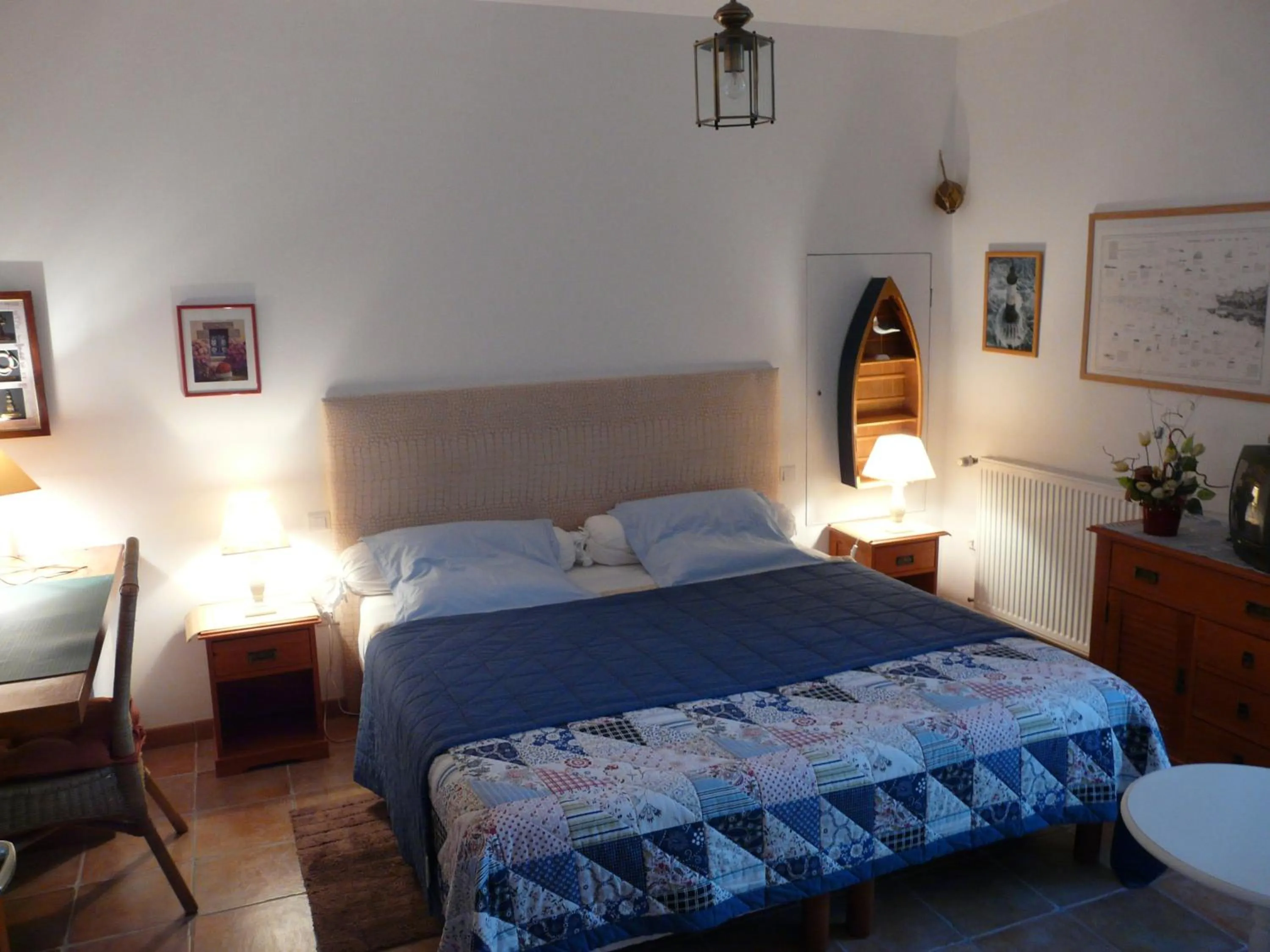 Bed in Chambres d'hôtes de Penn Ar Yeun