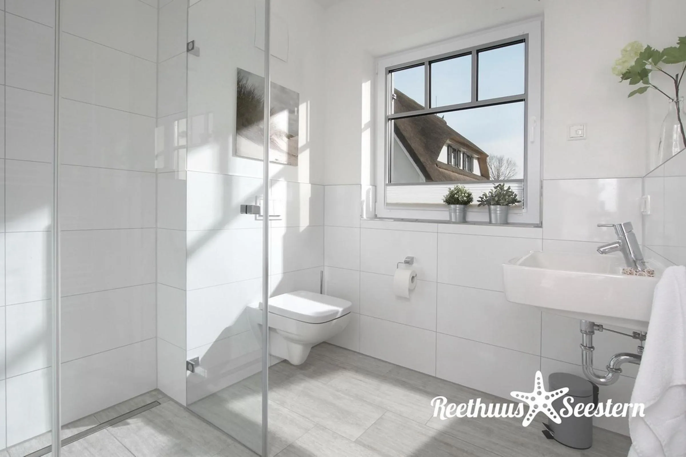 Bathroom in Reethaus Am Mariannenweg 05a - Reethuus Seestern