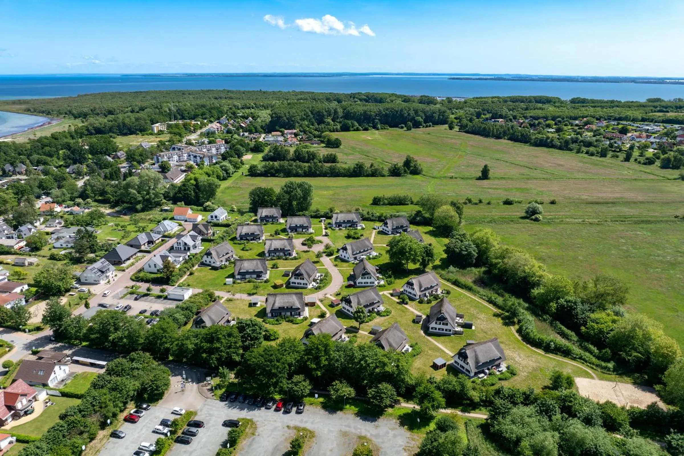 Bird's eye view in Reethaus Am Mariannenweg 05a - Reethuus Seestern