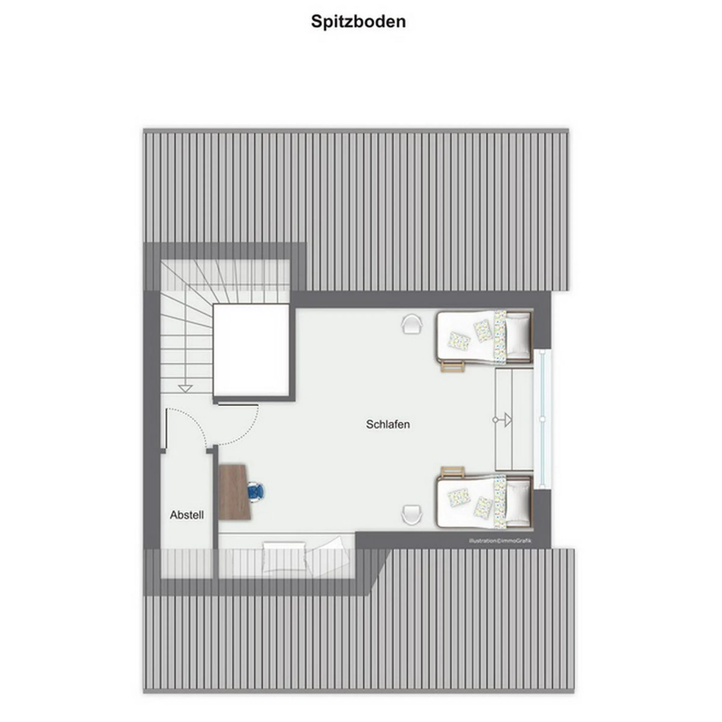 Floor plan in Reethaus Am Mariannenweg 05a - Reethuus Seestern