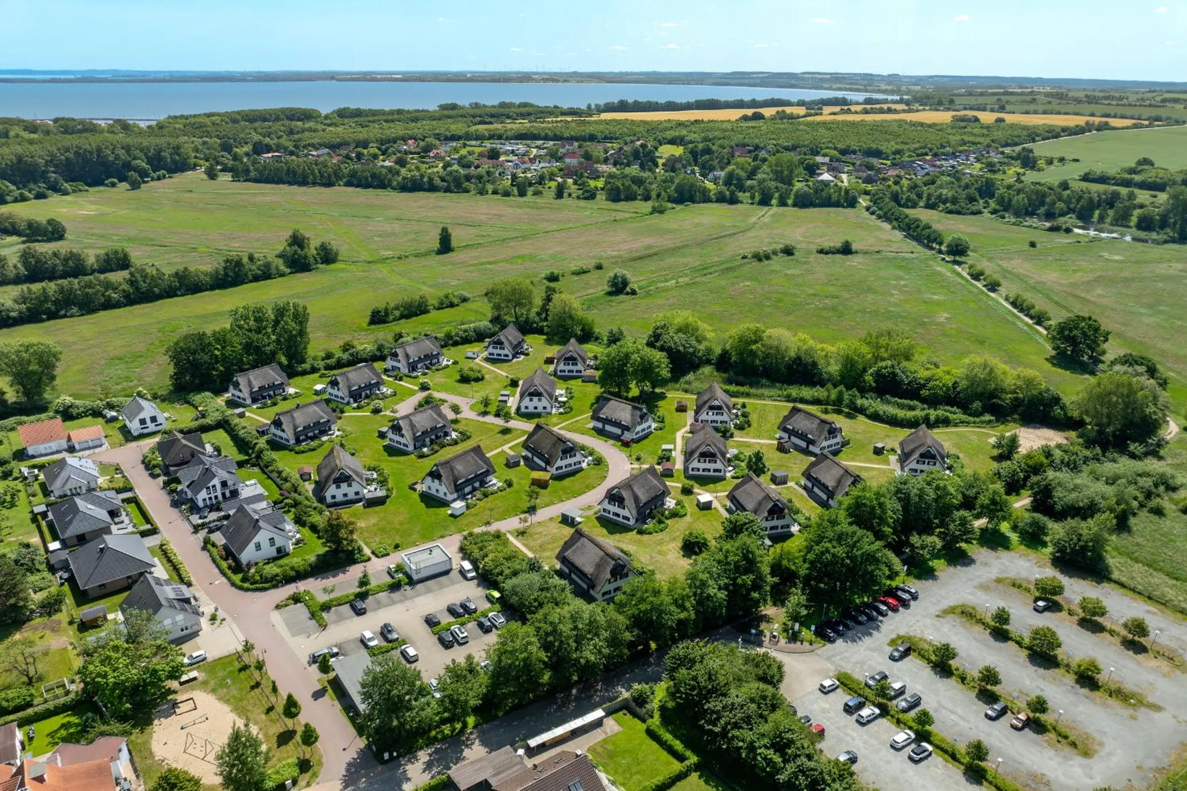 Bird's eye view in Reethaus Am Mariannenweg 05a - Reethuus Seestern