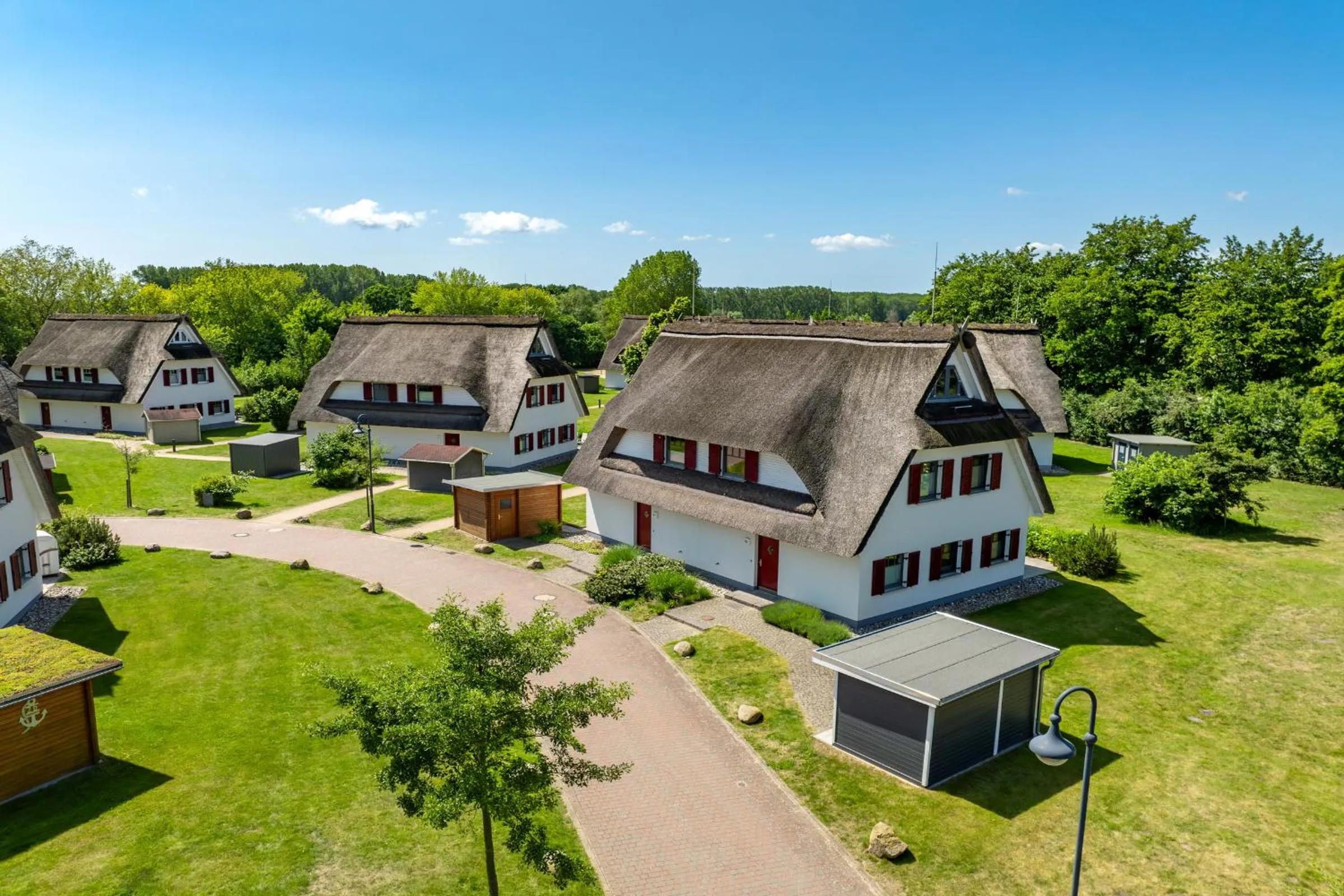 Bird's eye view in Reethaus Am Mariannenweg 05a - Reethuus Seestern