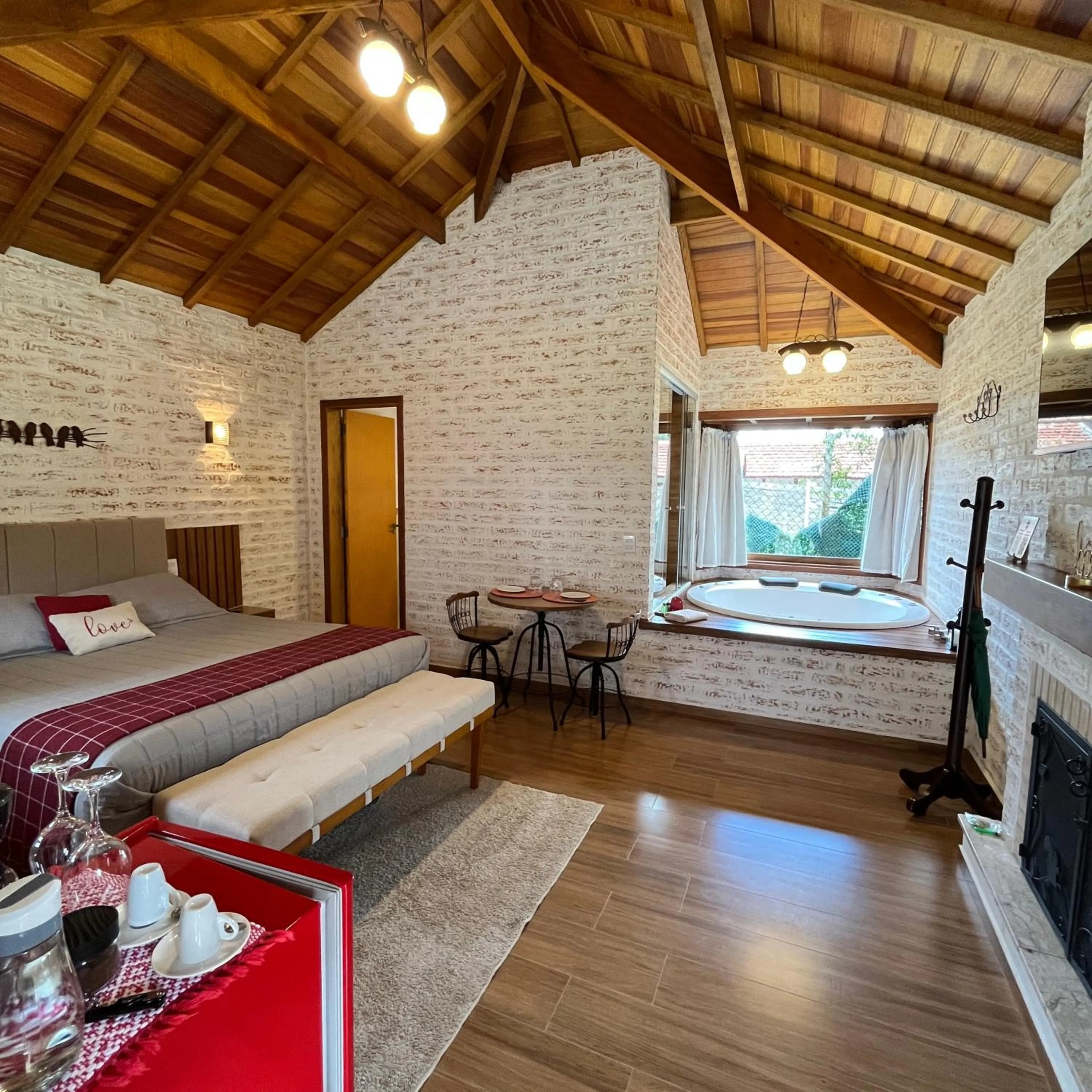Bed in Chale Villa do Valle