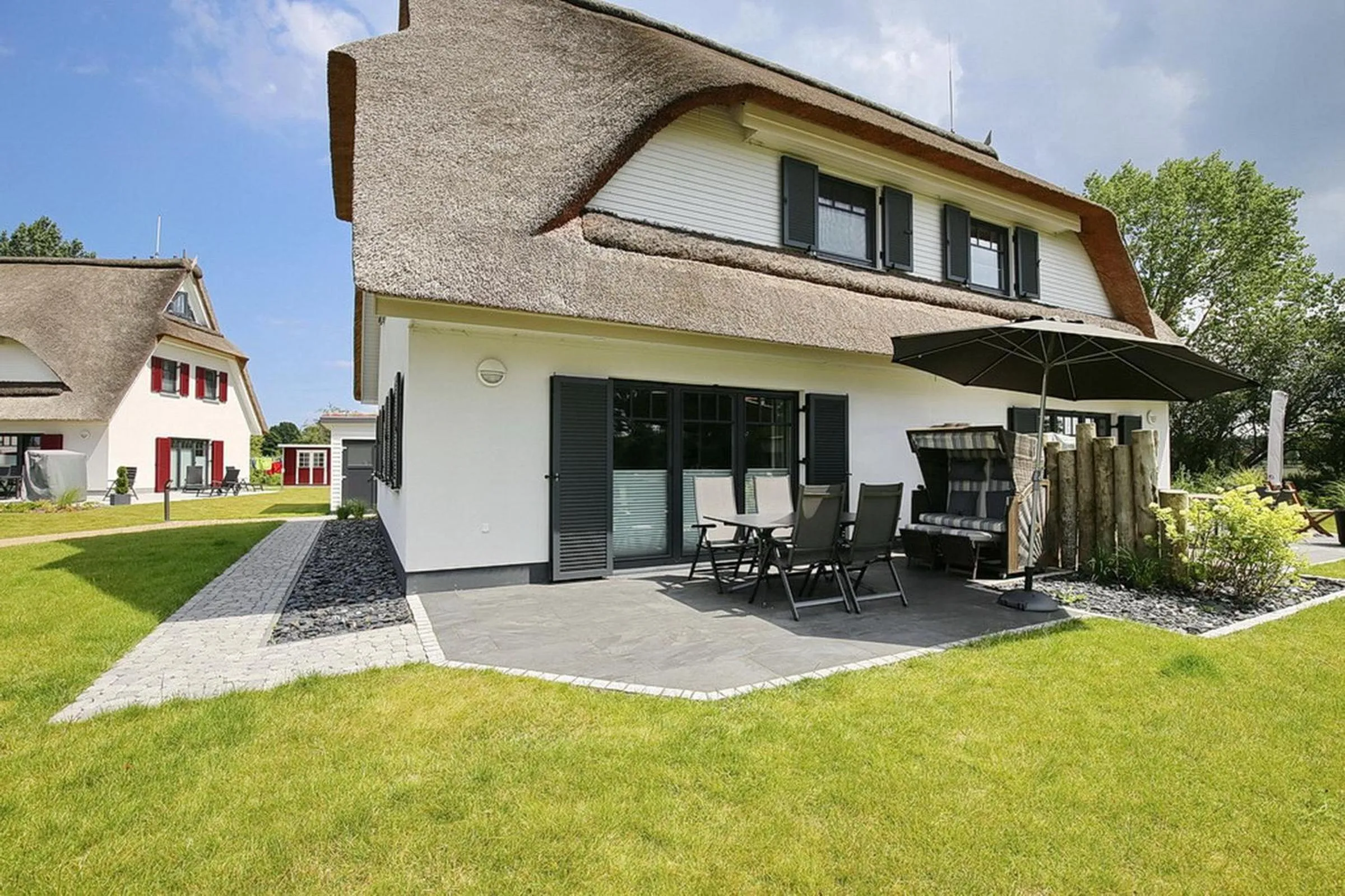 Balcony/Terrace in Reethaus Am Mariannenweg 09a