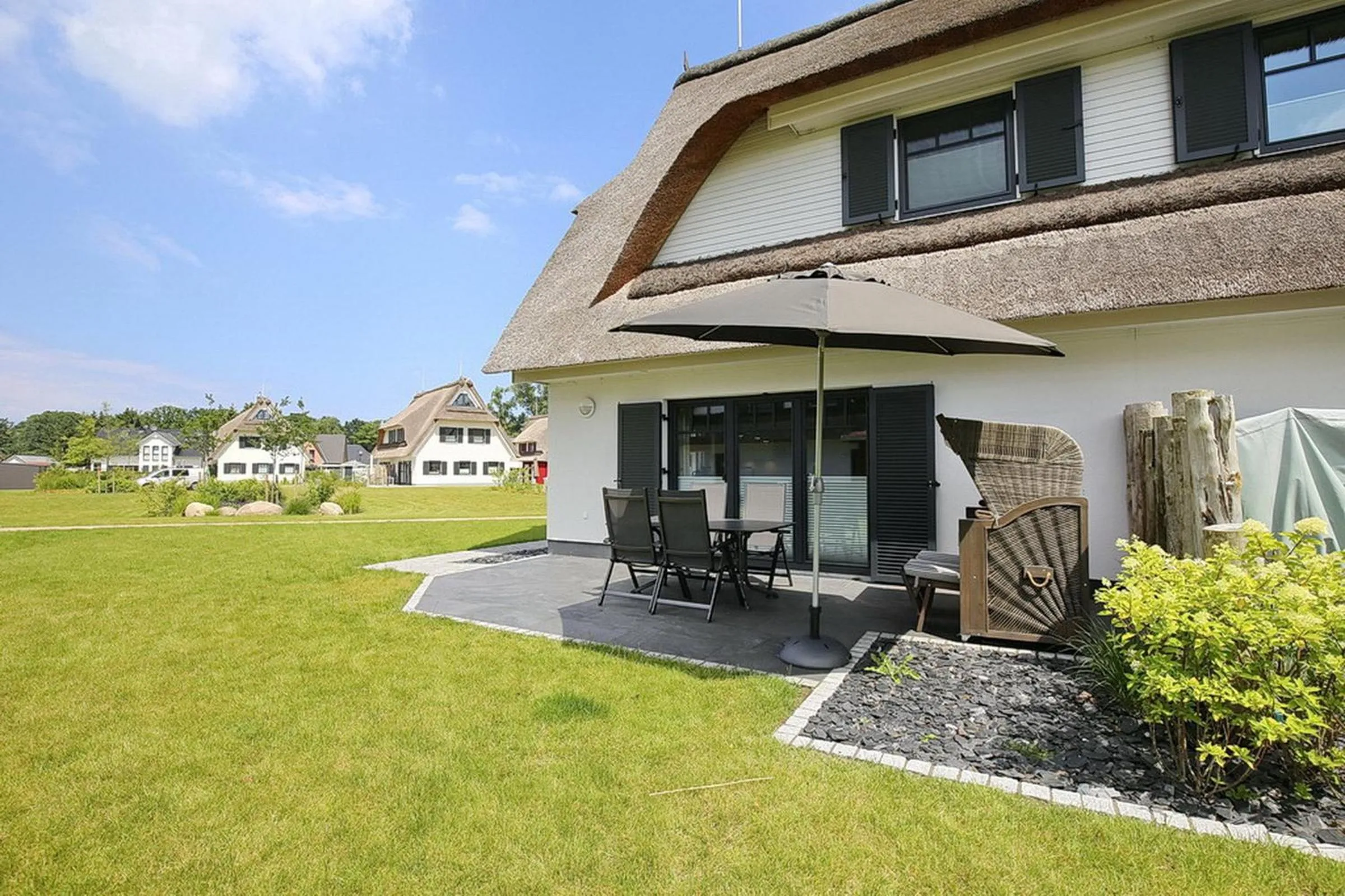 Balcony/Terrace in Reethaus Am Mariannenweg 09a