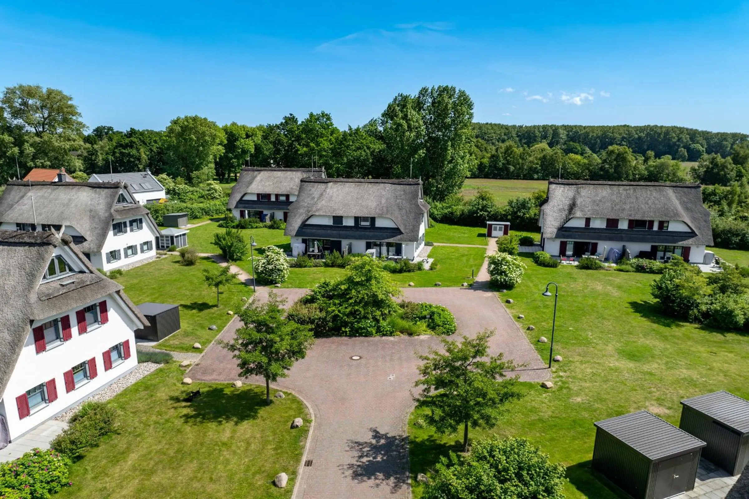 Bird's eye view in Reethaus Am Mariannenweg 09a