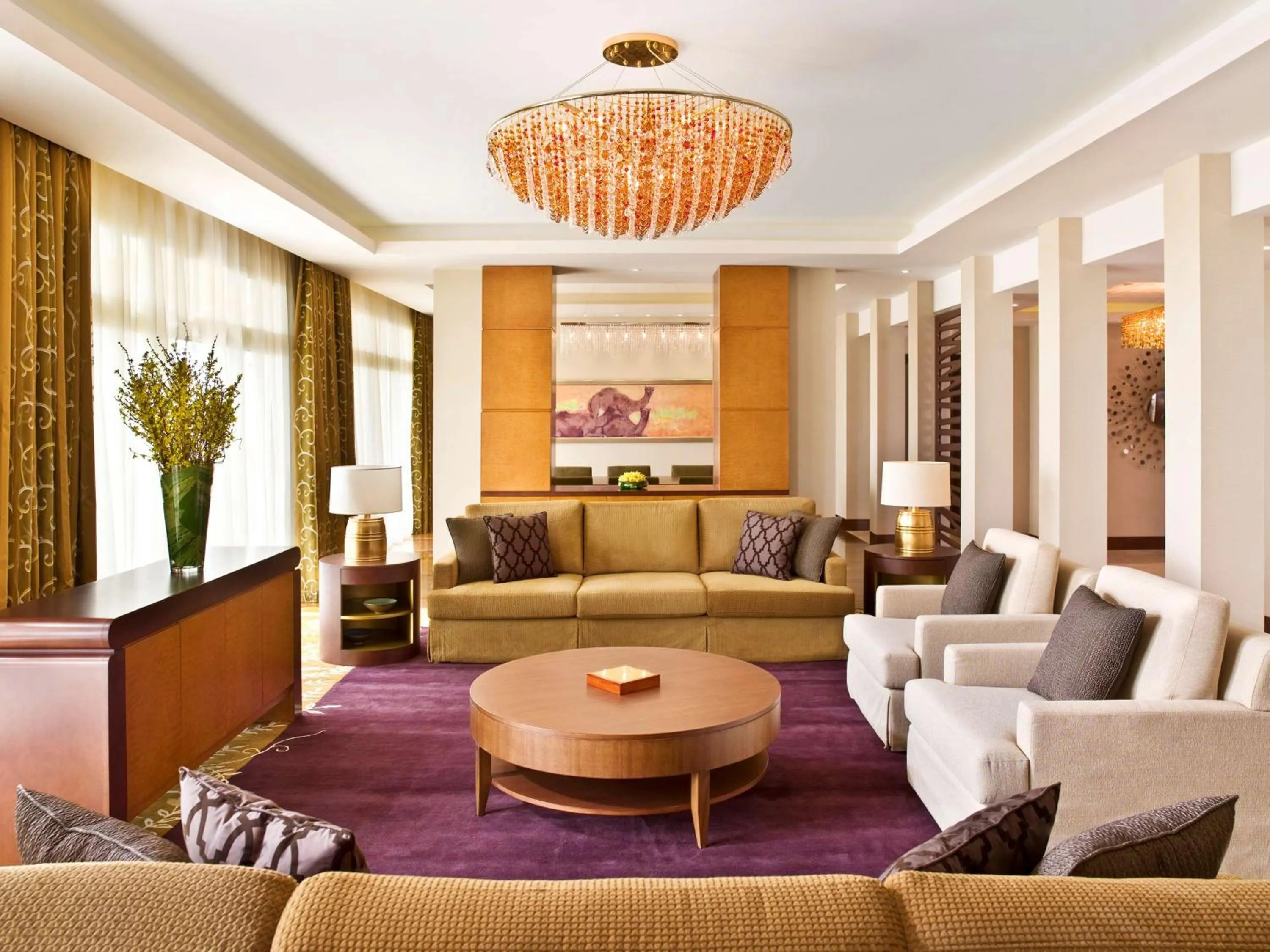 Living room in Grand Hyatt Doha Hotel & Villas