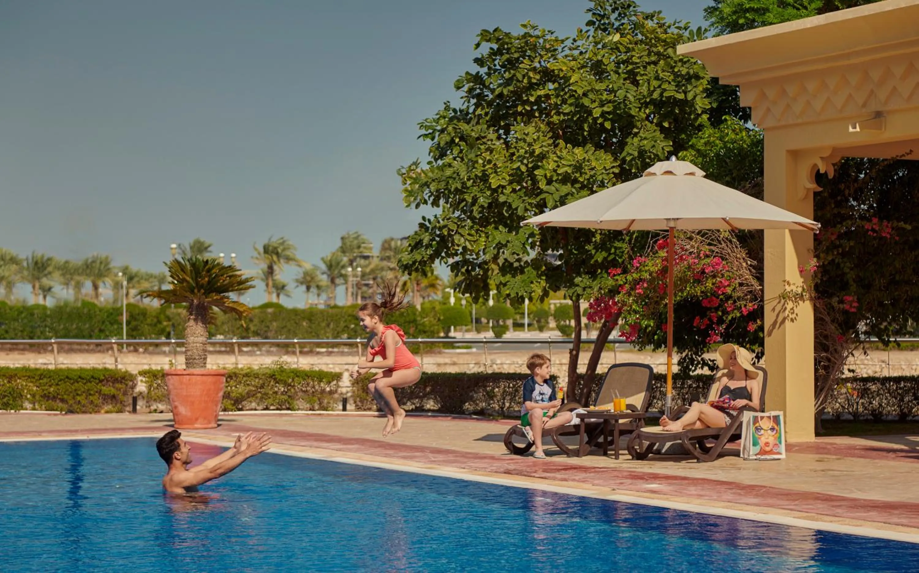 People in Grand Hyatt Doha Hotel & Villas