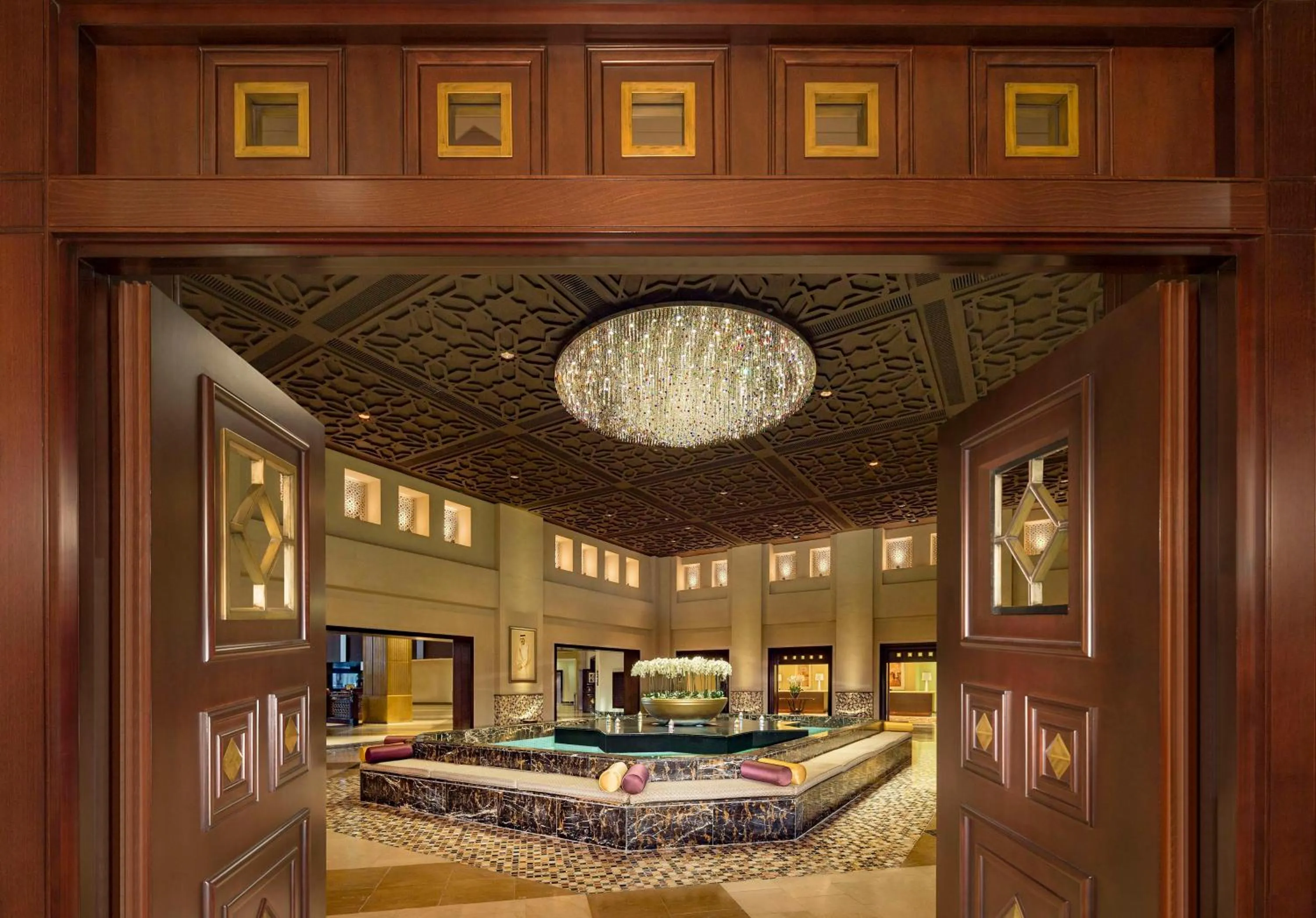 Lobby or reception in Grand Hyatt Doha Hotel & Villas