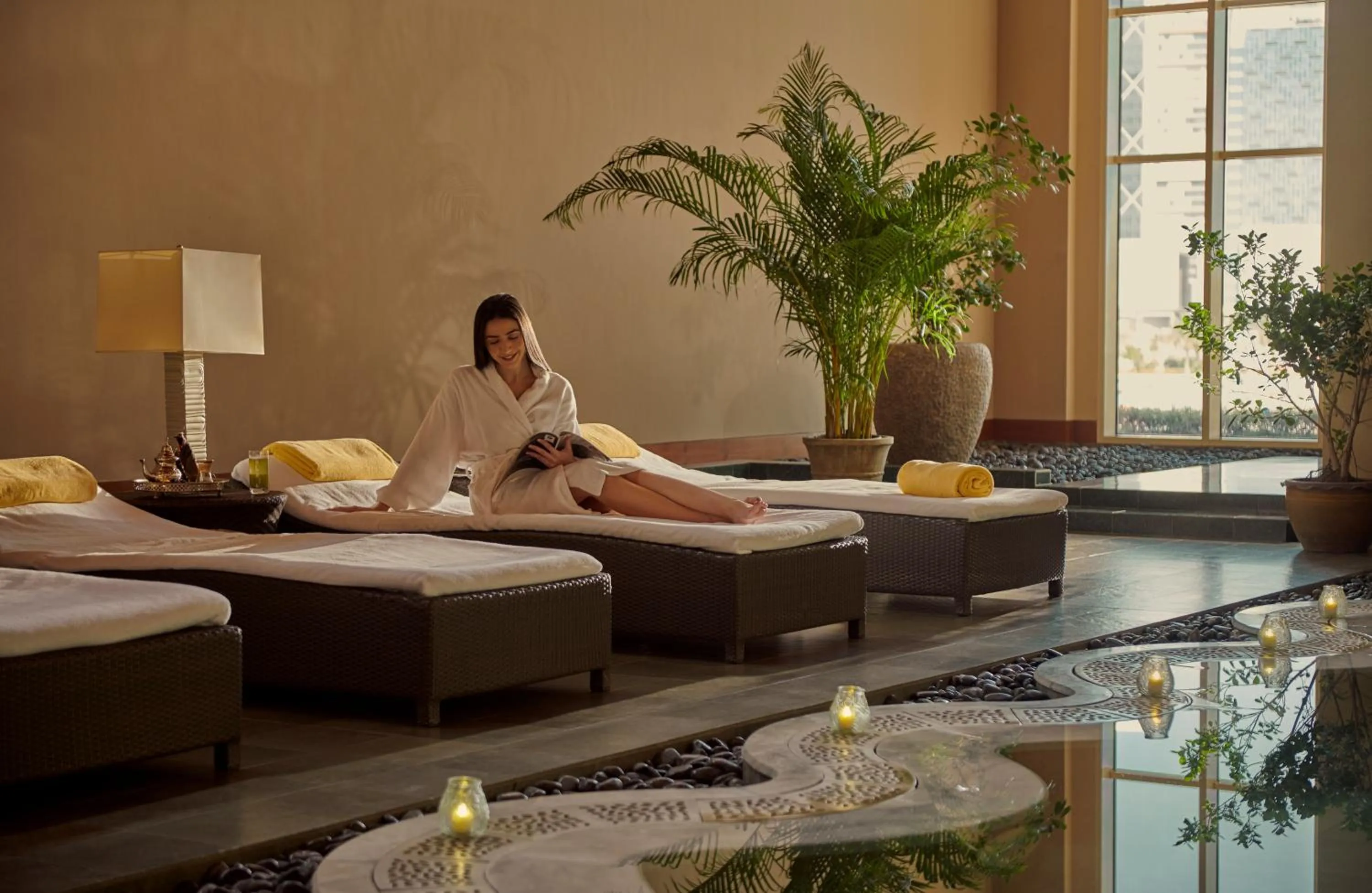 People, Bed in Grand Hyatt Doha Hotel & Villas