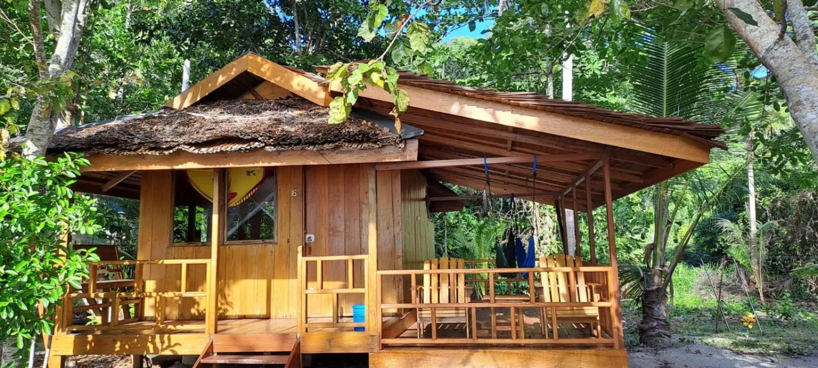 Patio in Harmony Bay Resort and Dive Center