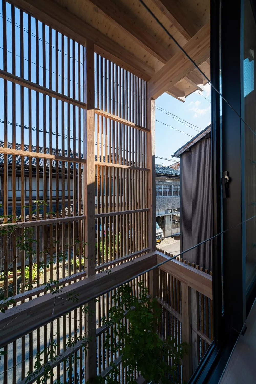 City view in Gunjo no Tsuki