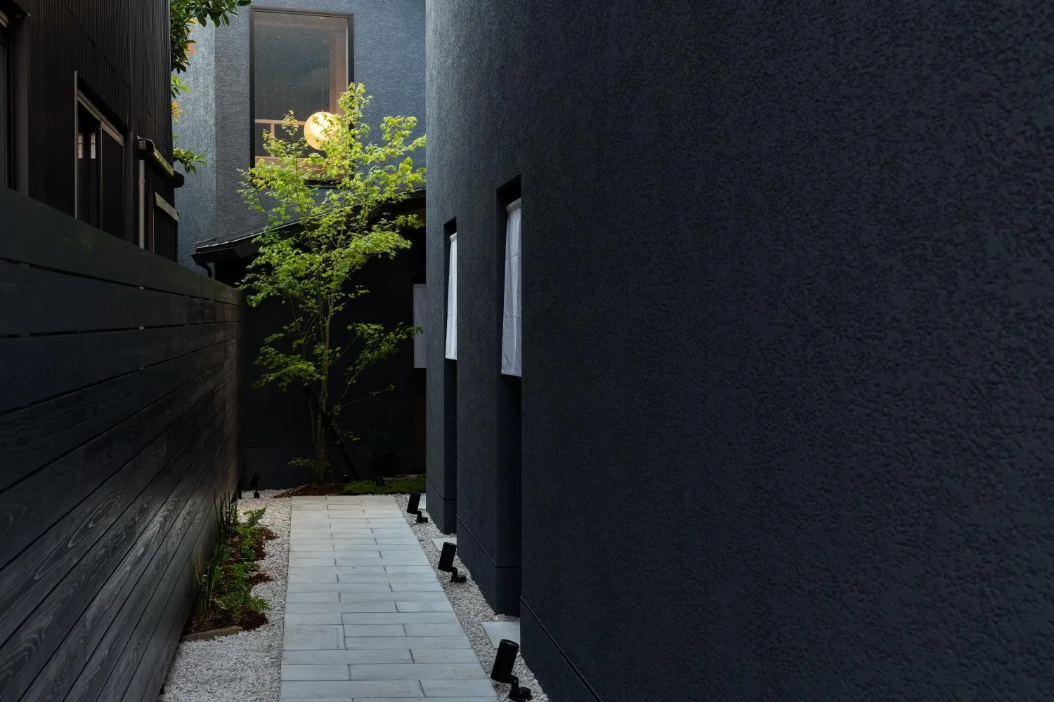 Facade/entrance in Gunjo no Tsuki