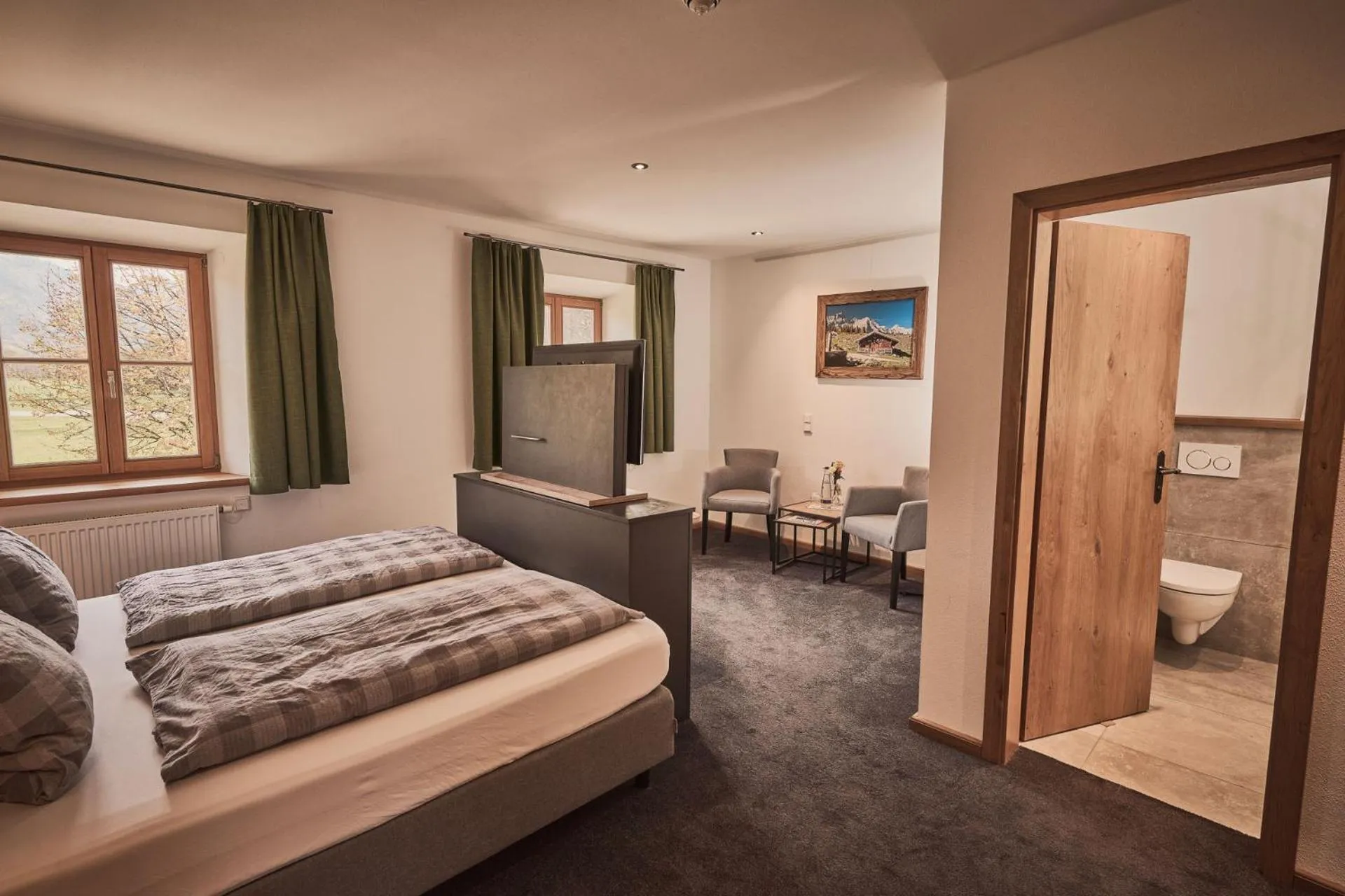 Photo of the whole room, Bed in Rait´ner Wirt