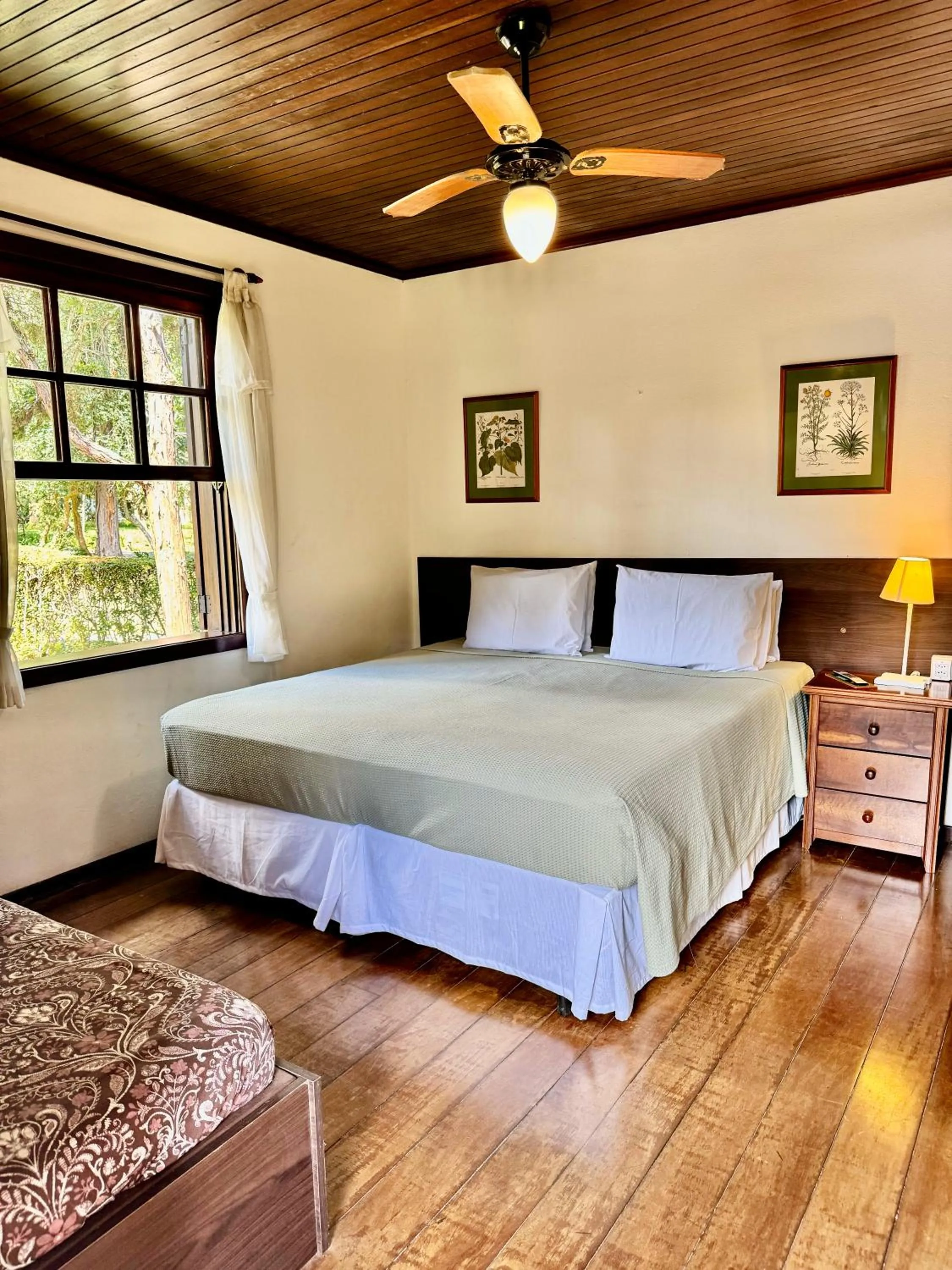 Bed in Hotel Fazenda São Moritz
