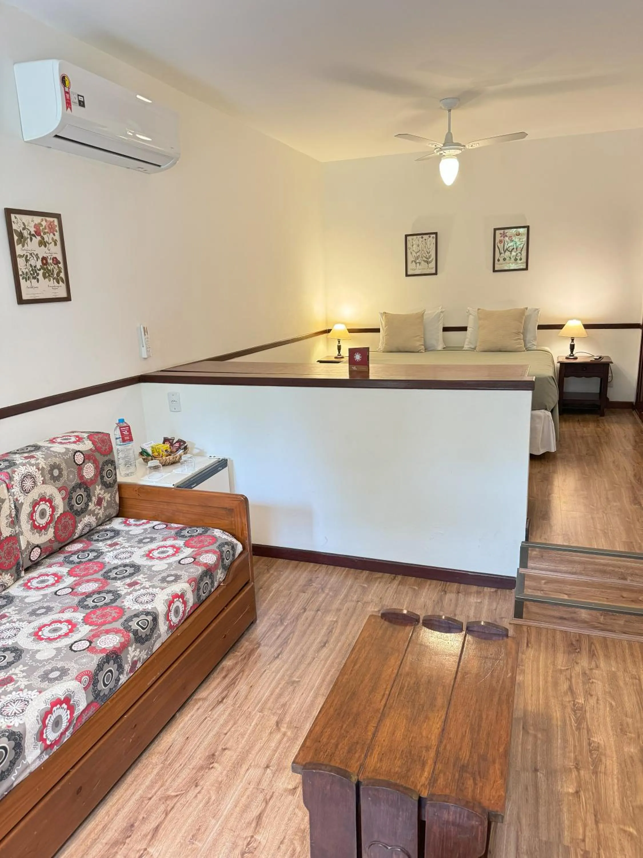 Bed in Hotel Fazenda São Moritz