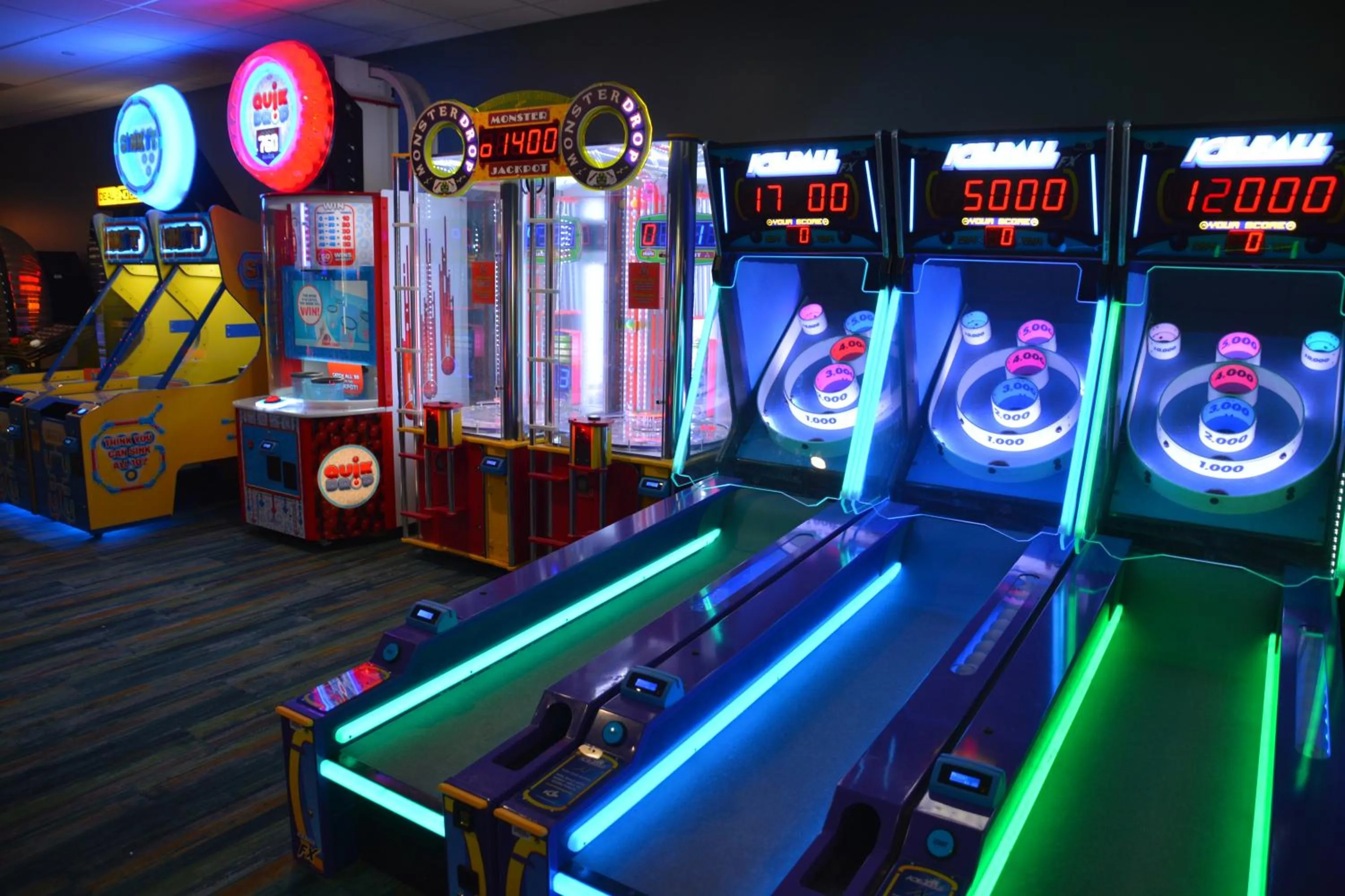 Game Room in Grand Harbor Resort and Waterpark