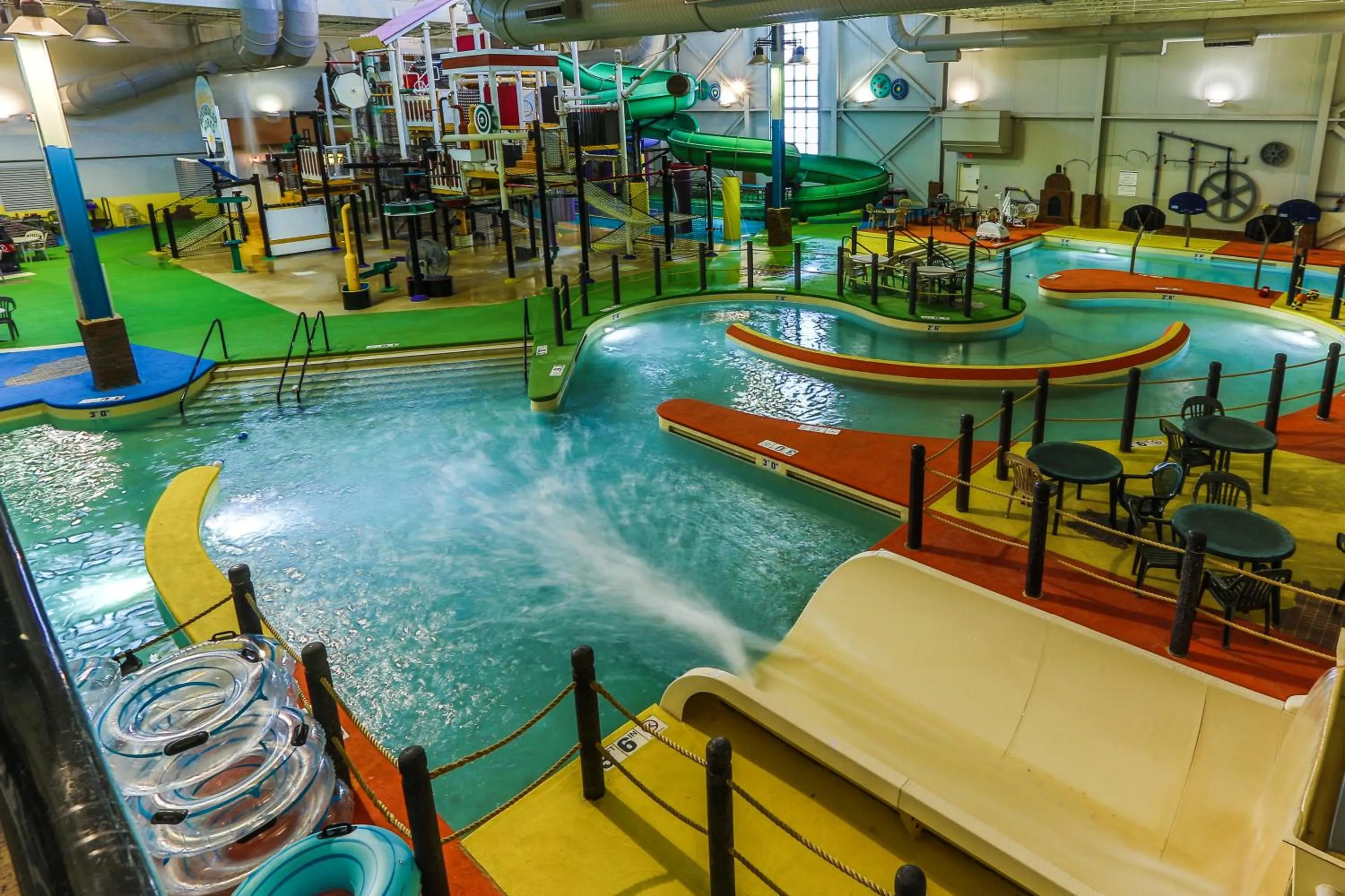 Aqua park in Grand Harbor Resort and Waterpark