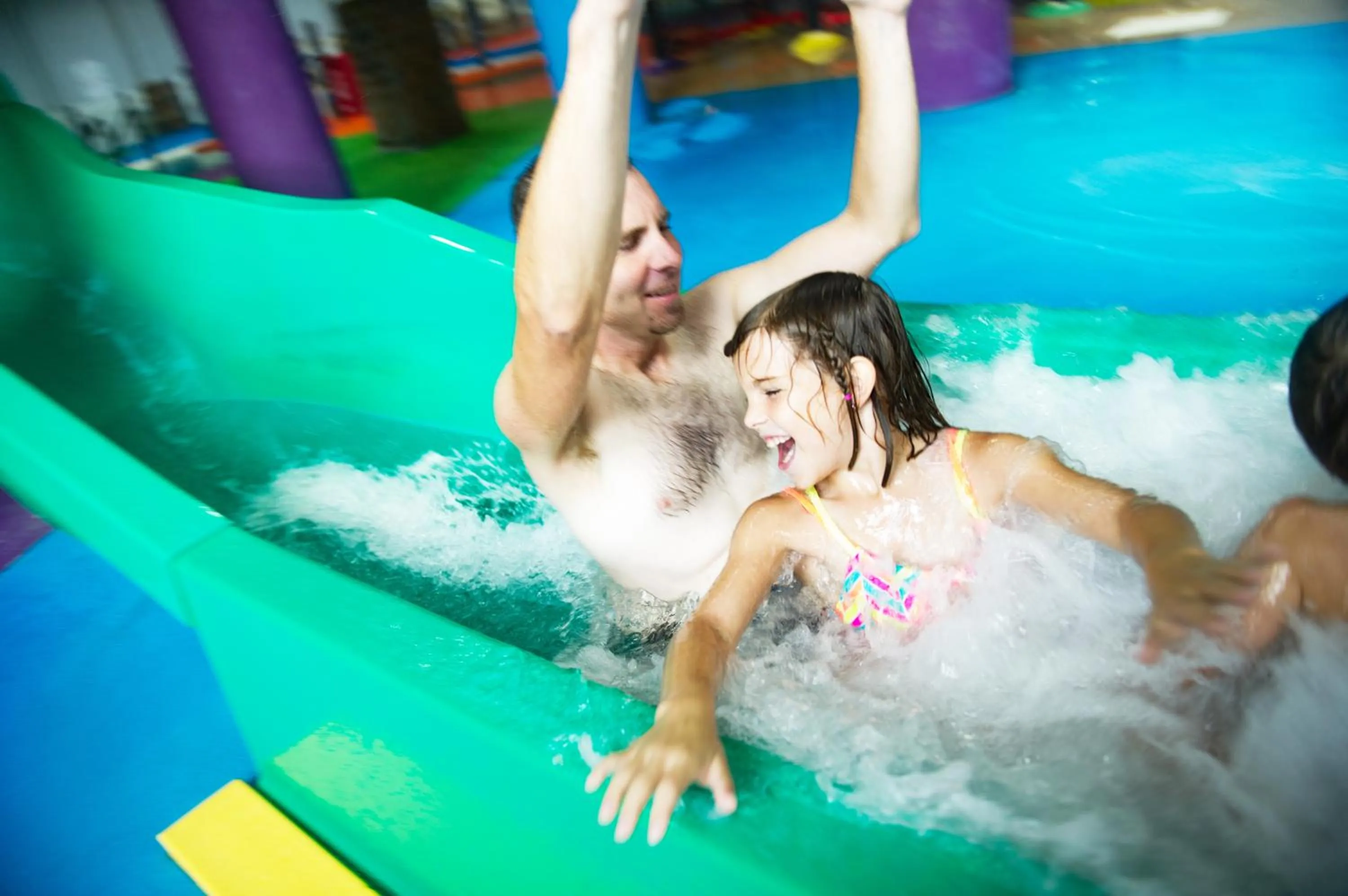 Aqua park in Grand Harbor Resort and Waterpark
